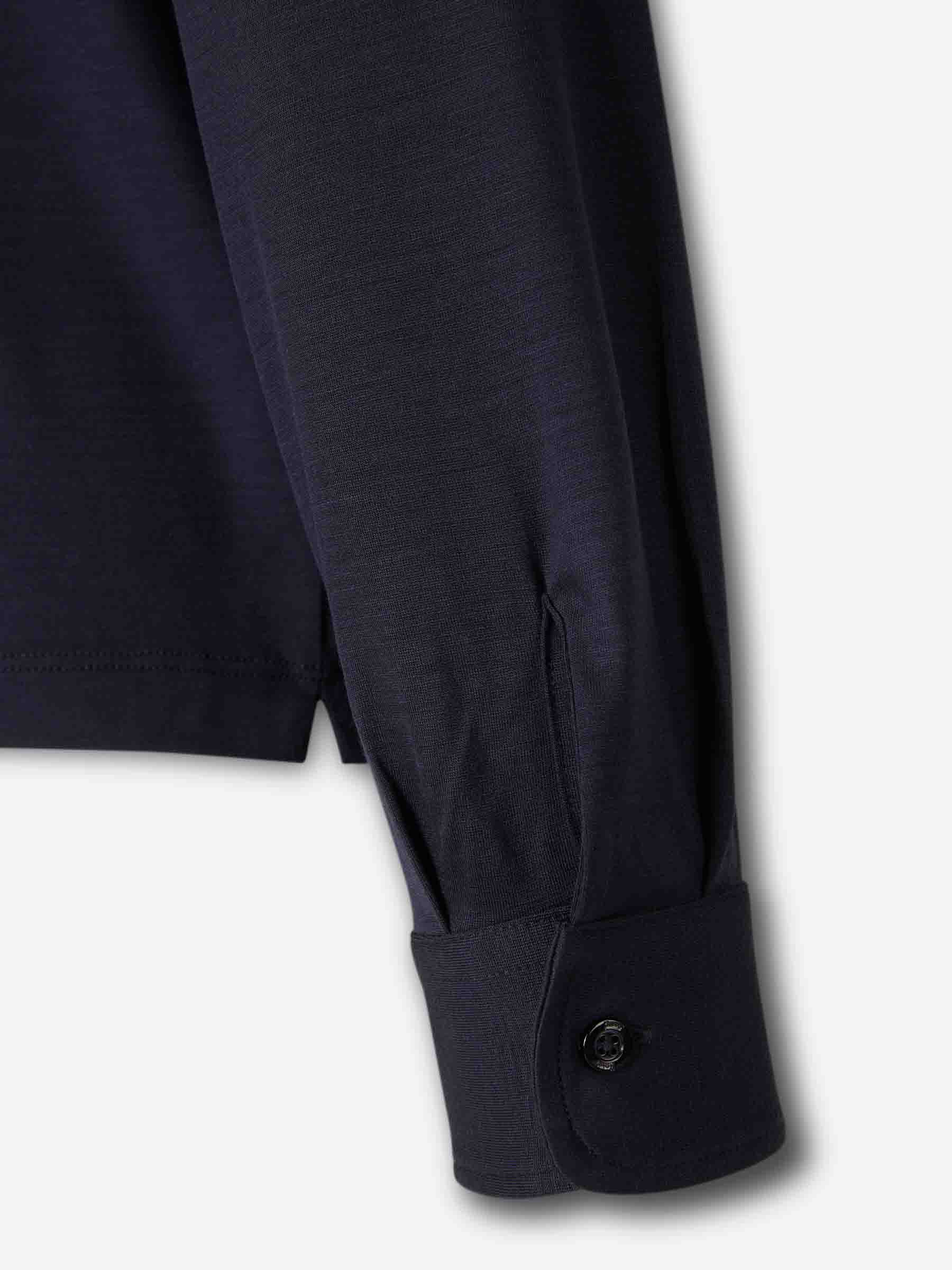 Herno Hombre Barcelona Polo Manga Larga color Azul Marino sku 551-000393 02 - Foto 4