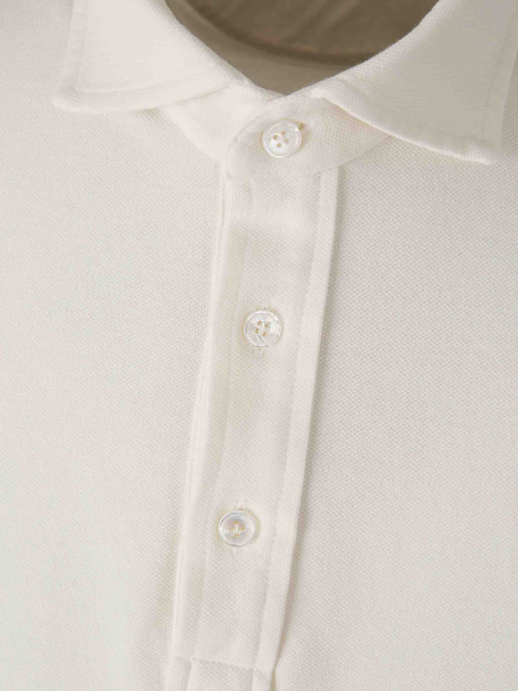 Santa Eulalia Hombre Barcelona Polo Liso Algodón color Crema sku 552-001559 06 - Foto 3