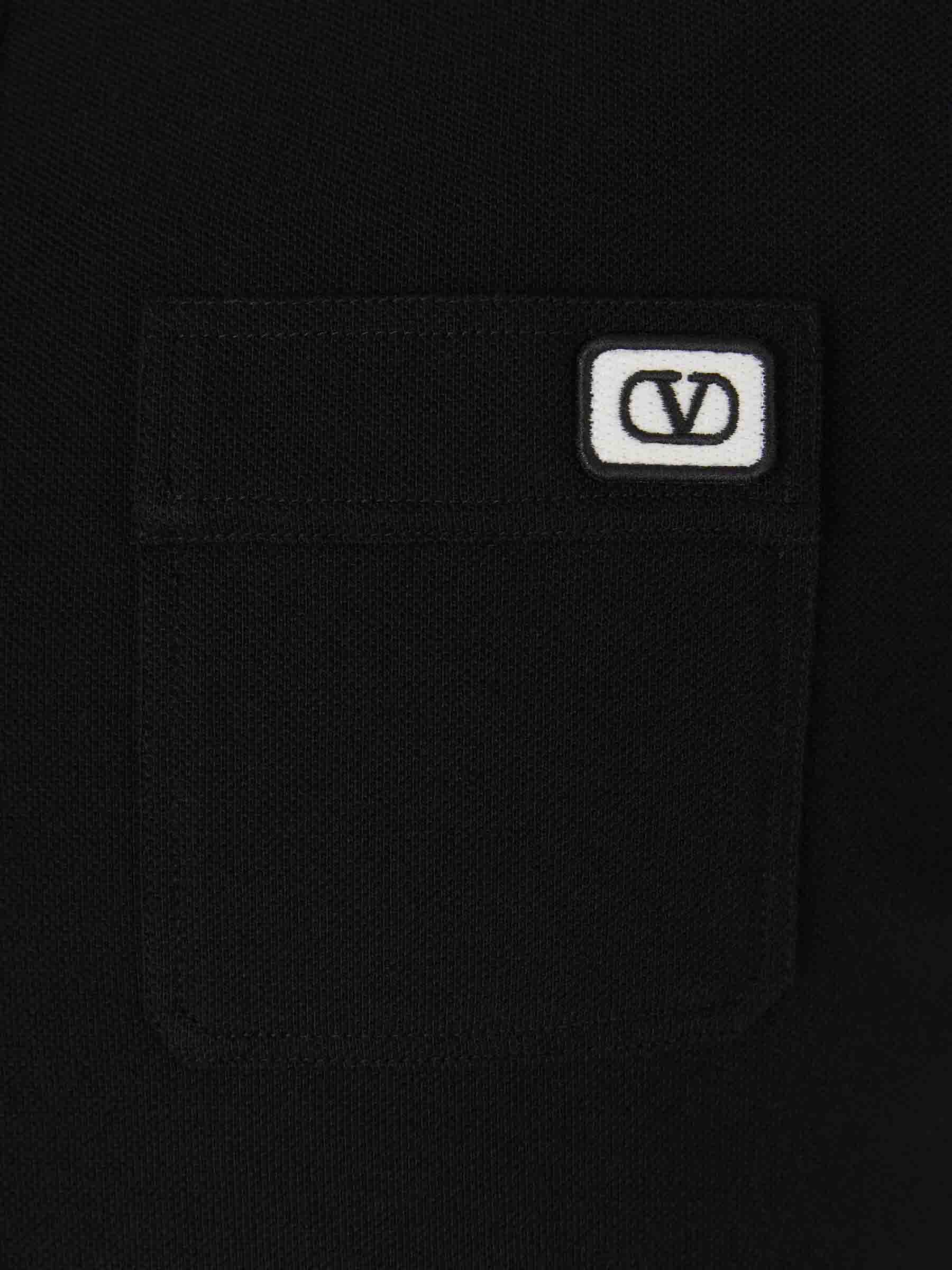 Valentino Hombre Barcelona Polo Parche VLogo color Negro sku 552-001630 01 - Foto 4