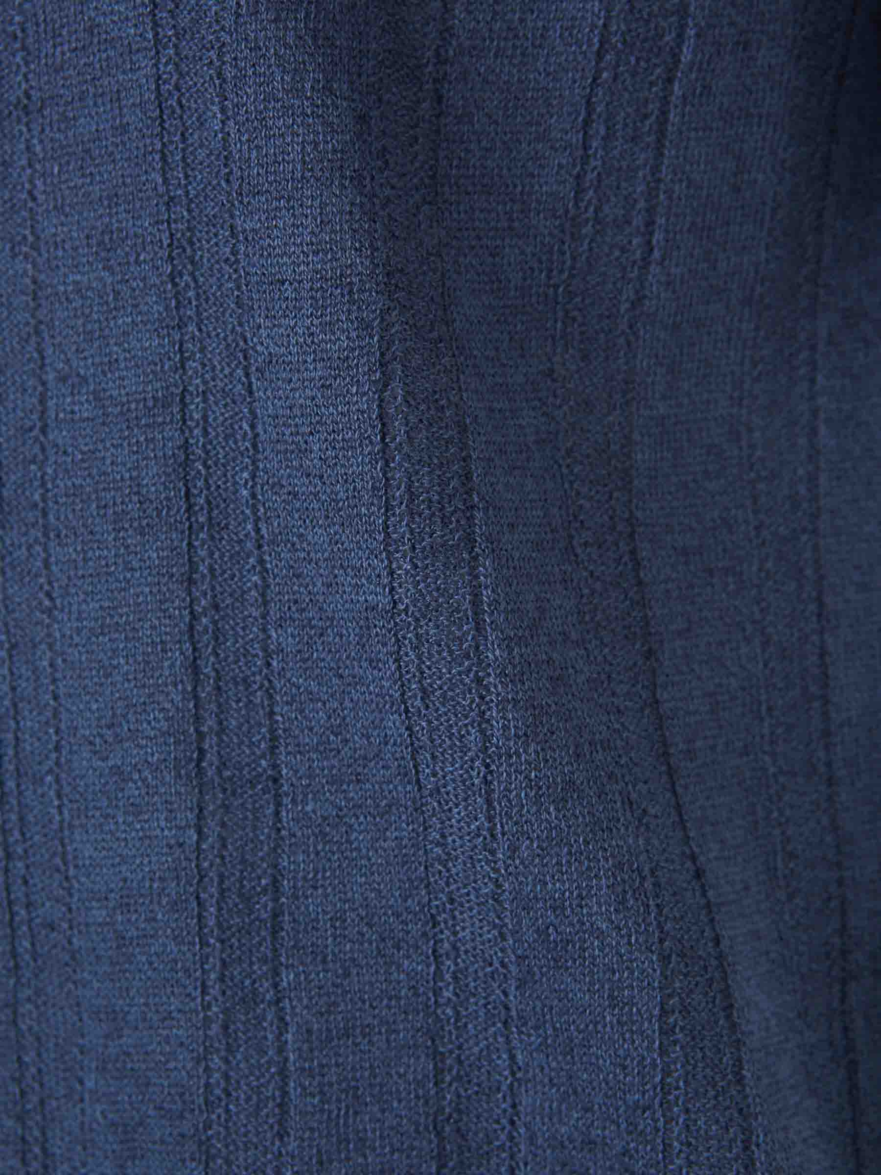 Santa Eulalia Hombre Barcelona Camiseta Acanalada Lino color Azul Marino sku 553-004115 01 - Foto 4