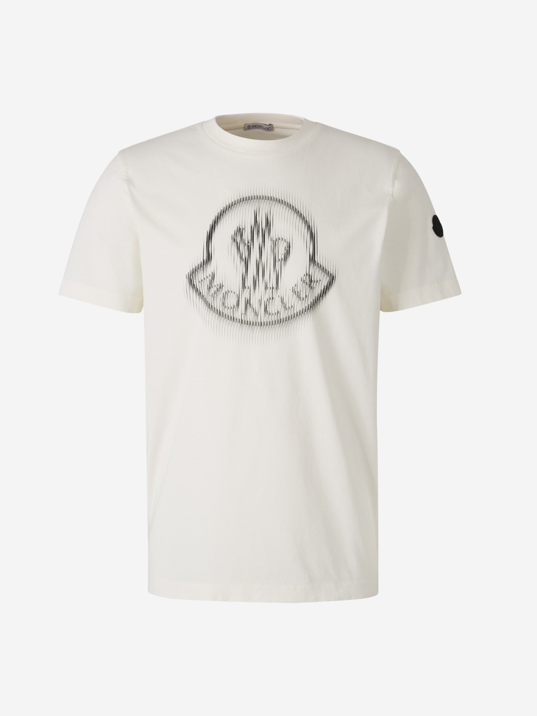 Big Logo Men Moncler T Shirt Logo Big Patch Moncler Logo Patch