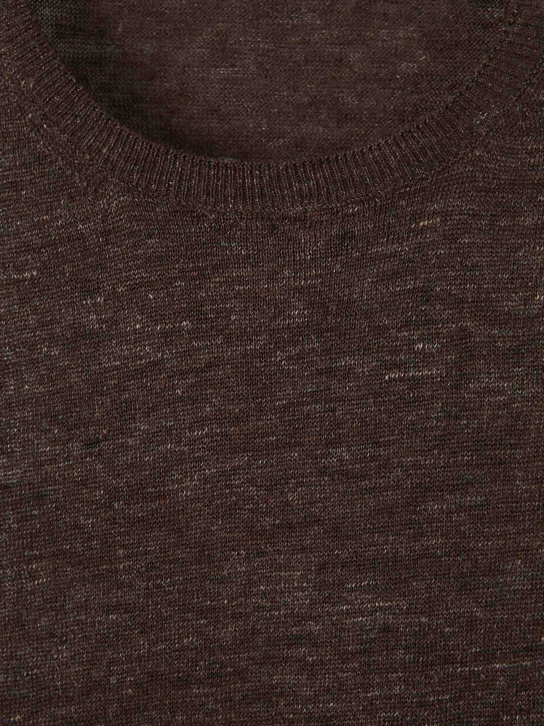 Santa Eulalia Hombre Barcelona Camiseta Punto Lino color Marrón sku 553-004262 01 - Foto 3