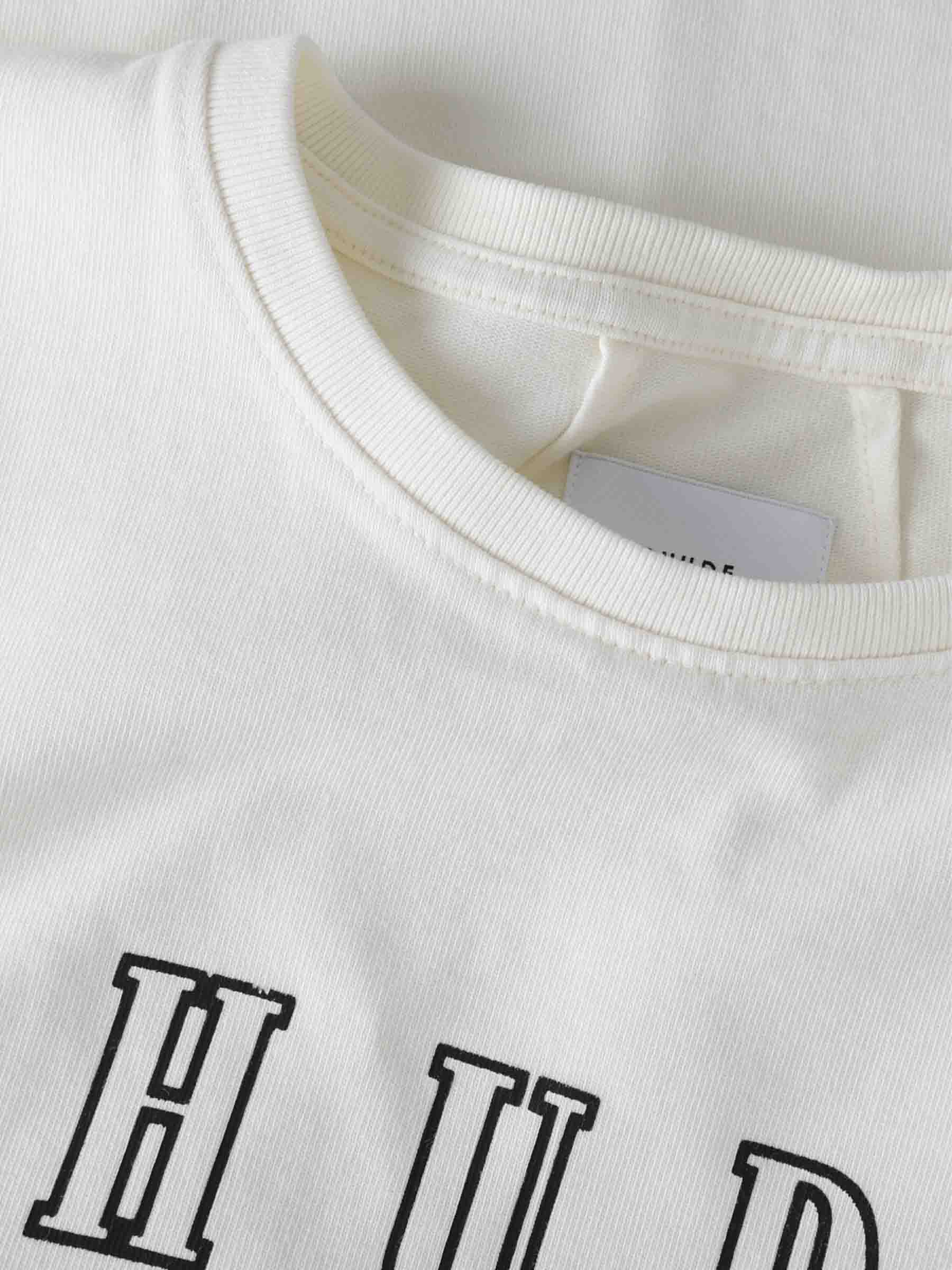 Rhude Hombre Barcelona Camiseta Cuello Redondo color Blanco sku 553-004318 01 - Foto 4