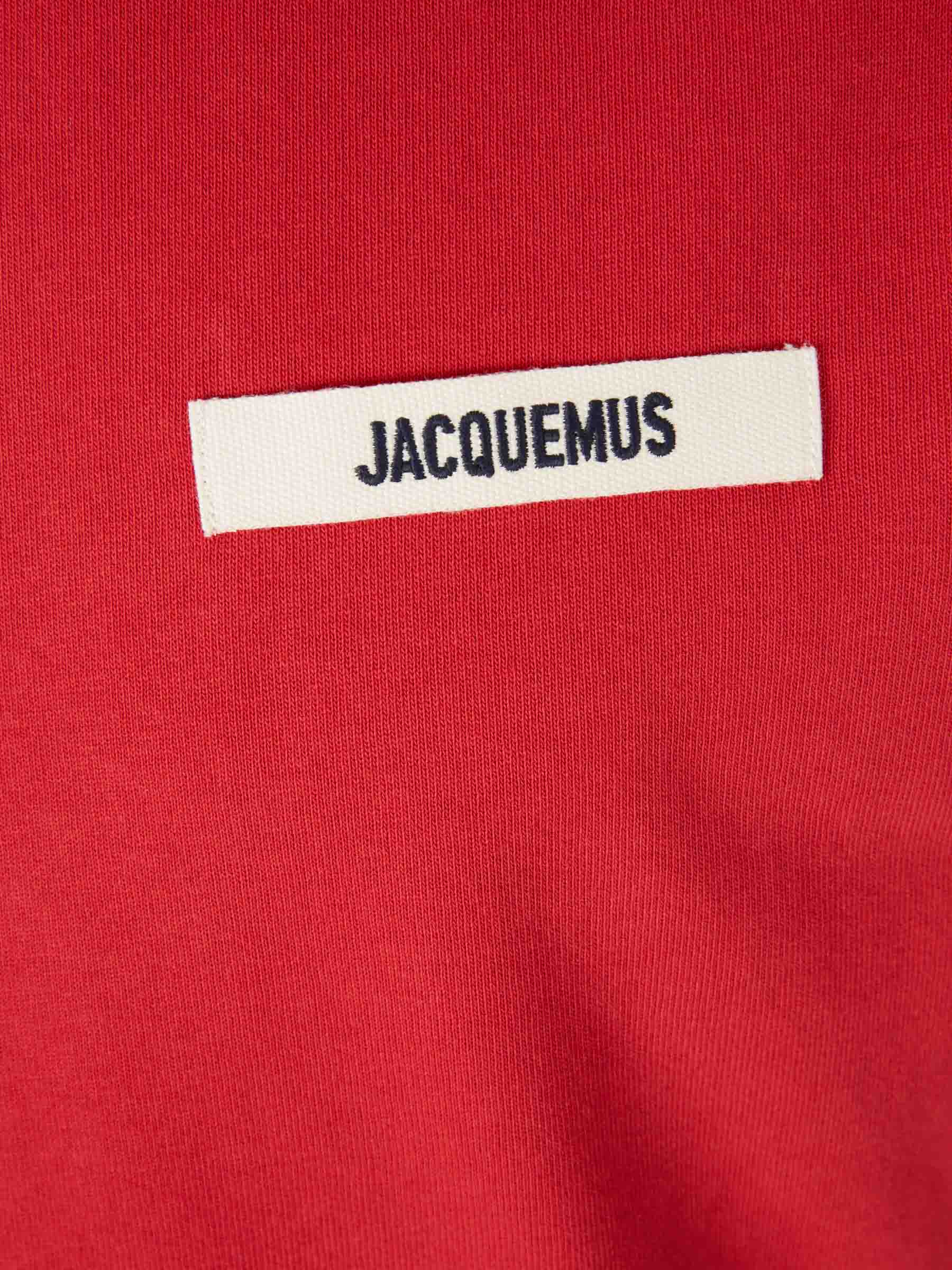Jacquemus Hombre Barcelona Camiseta Gros Grain color Rojo sku 553-004333 02 - Foto 4