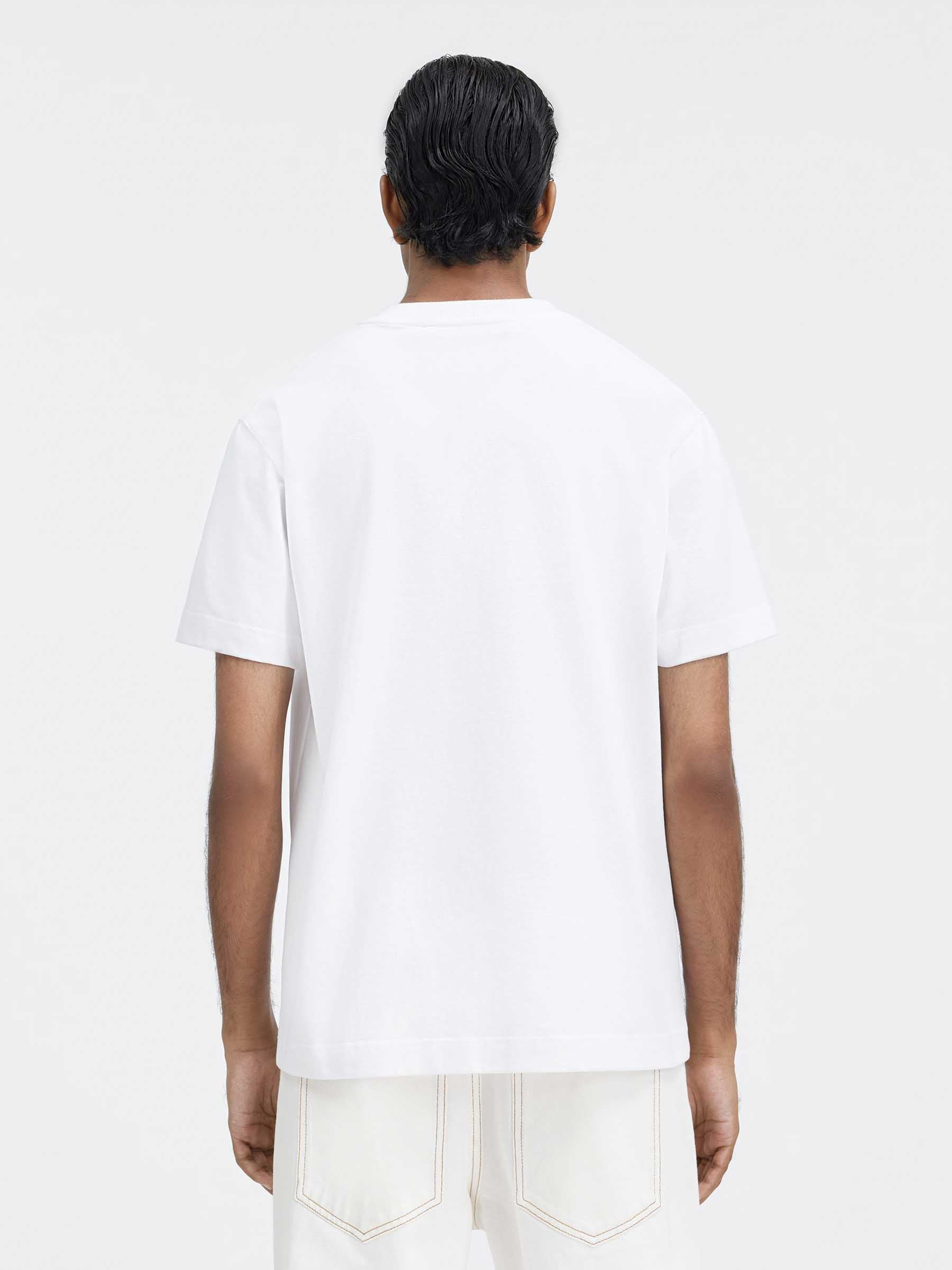 Jacquemus Hombre Barcelona Camiseta Manga Corta color Blanco sku 553-004333 05 - Foto 3