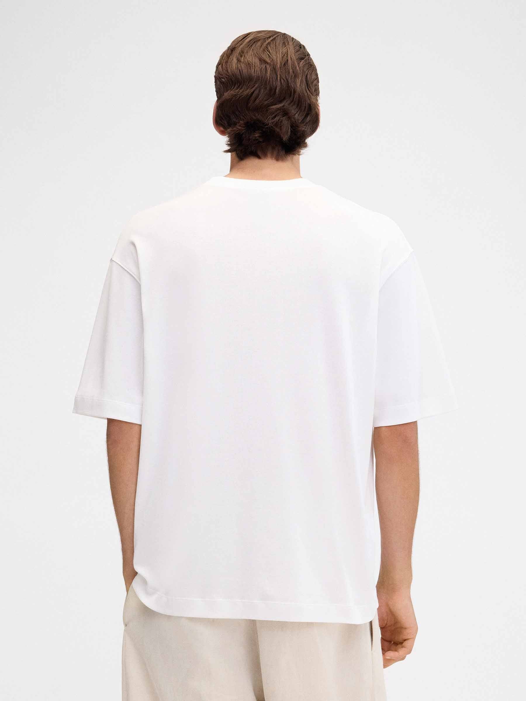 Jacquemus Hombre Barcelona Camiseta Stazione color Blanco sku 553-004334 02 - Foto 3