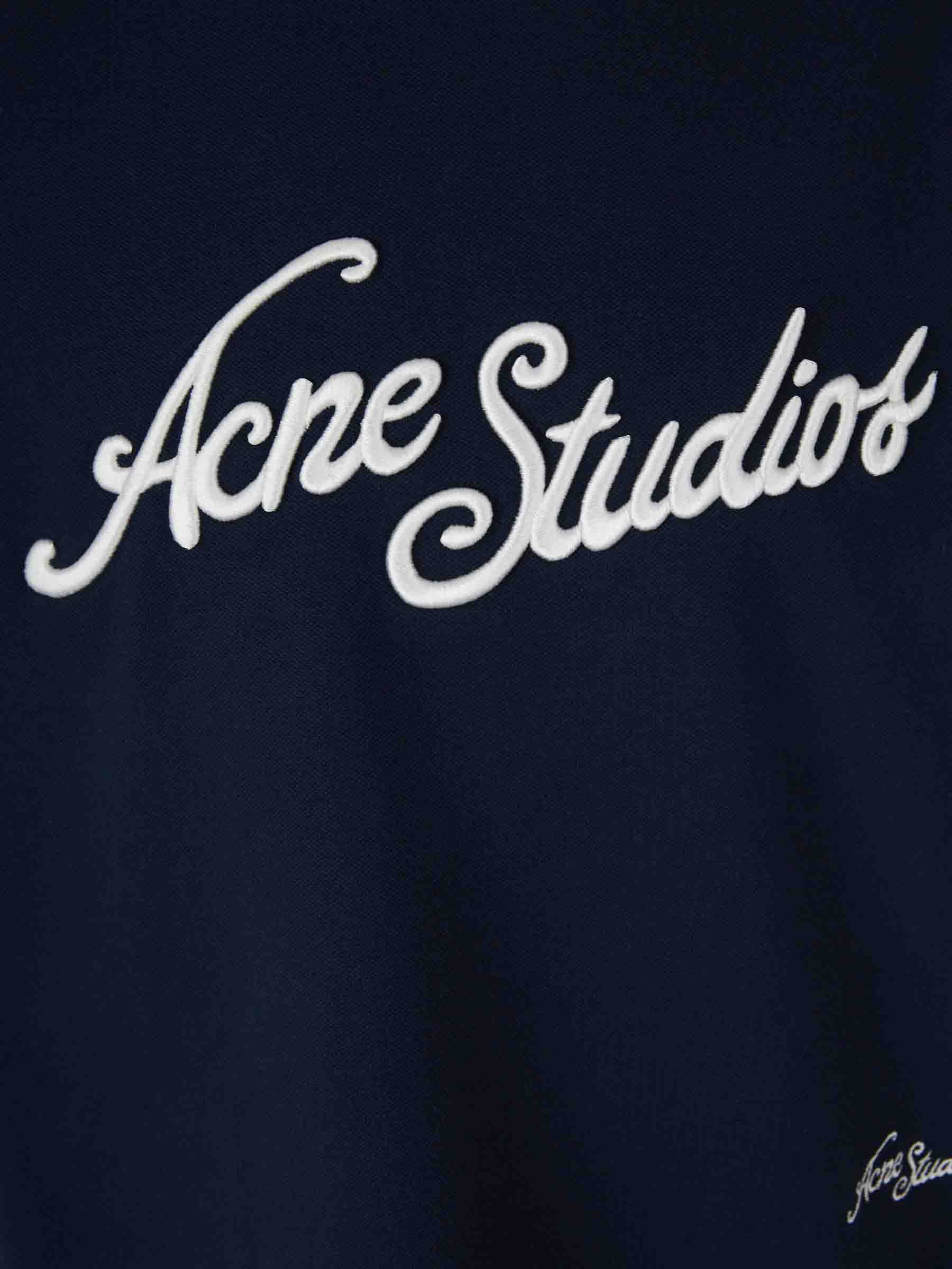 Acne Studios Hombre Barcelona Camiseta Logo Relaxed color Azul Noche sku 553-004351 01 - Foto 5