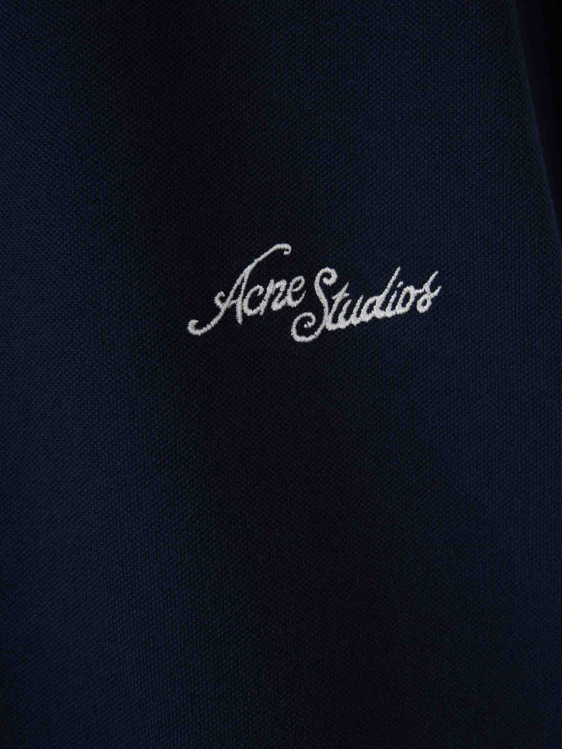 Acne Studios Hombre Barcelona Camiseta Logo Relaxed color Azul Noche sku 553-004351 01 - Foto 6