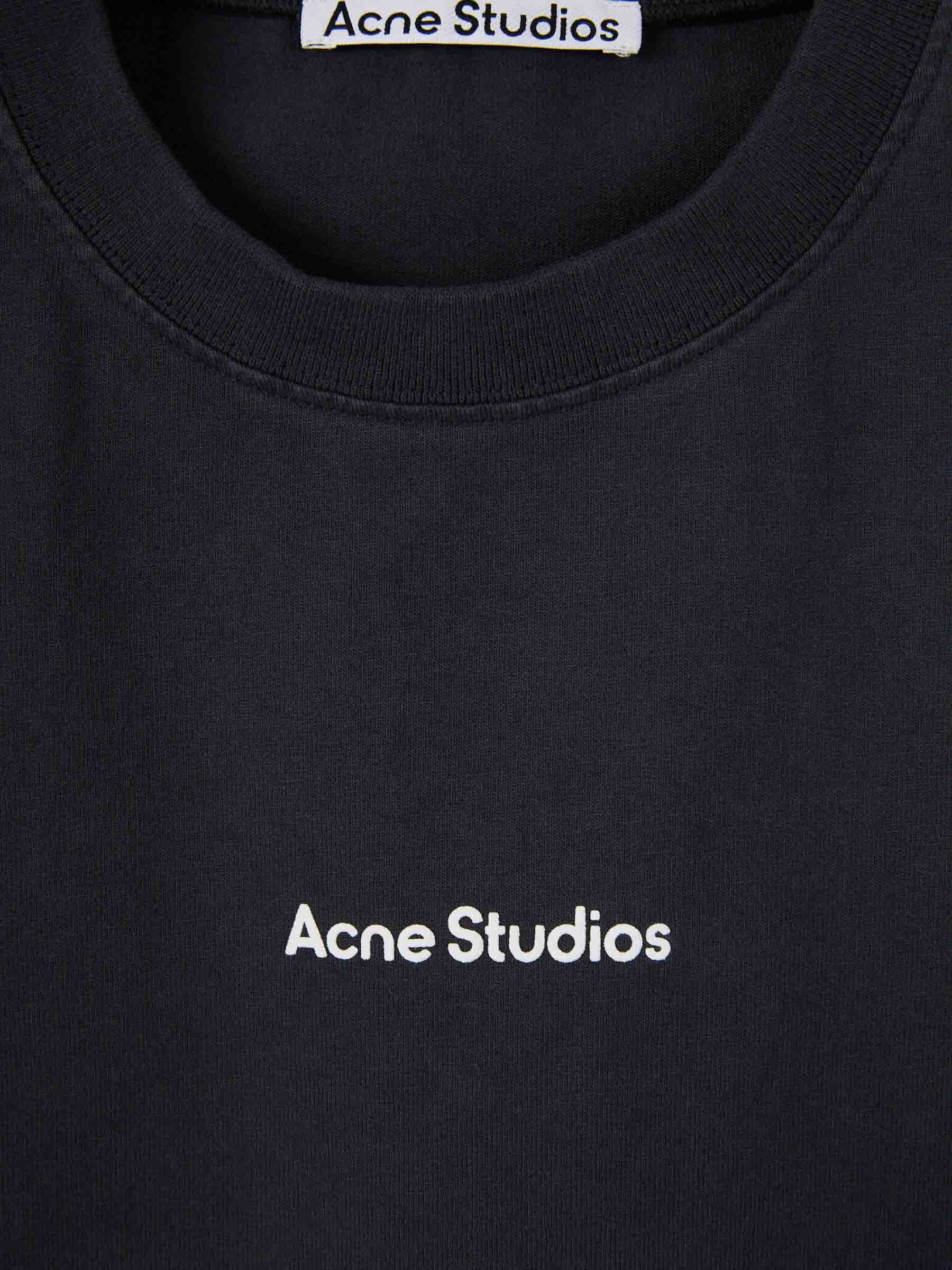 Acne Studios Hombre Barcelona Camiseta Logo color Negro sku 553-004353 01 - Foto 2