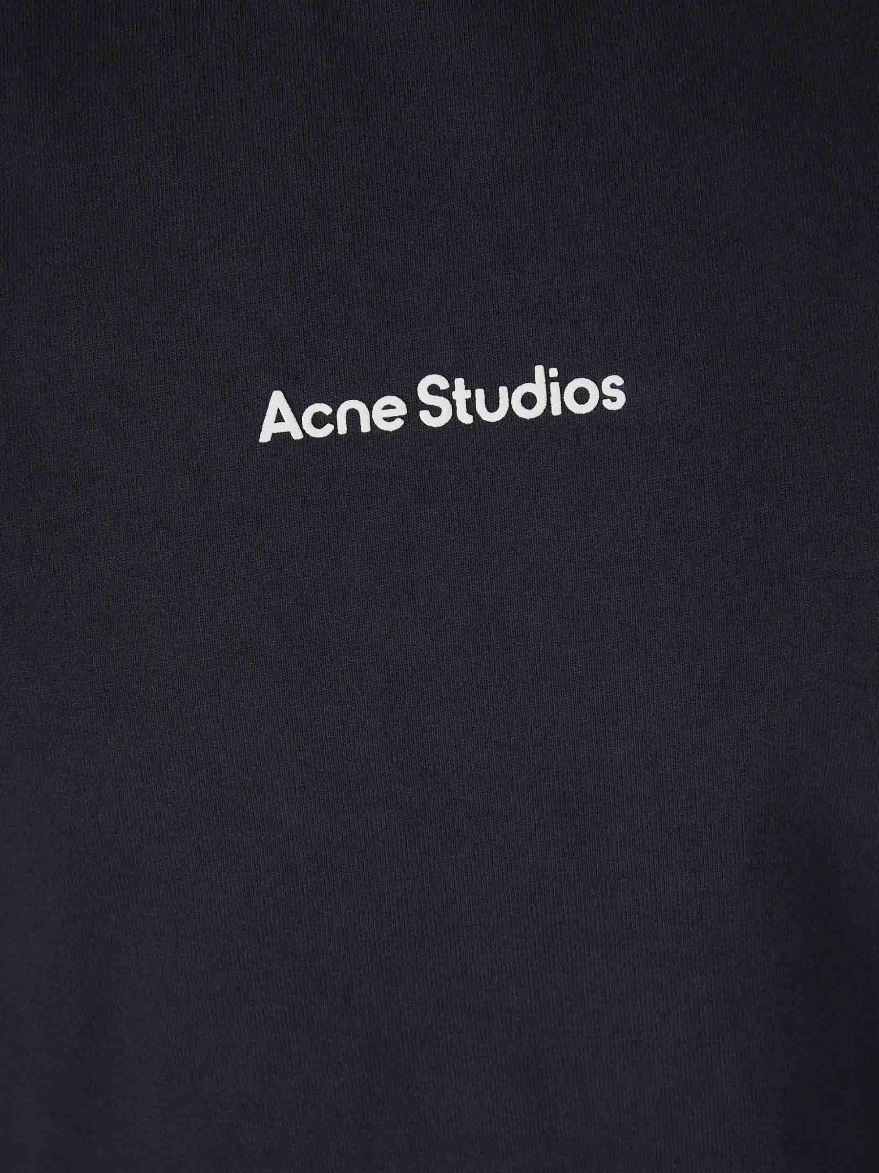 Acne Studios Hombre Barcelona Camiseta Logo color Negro sku 553-004353 01 - Foto 3