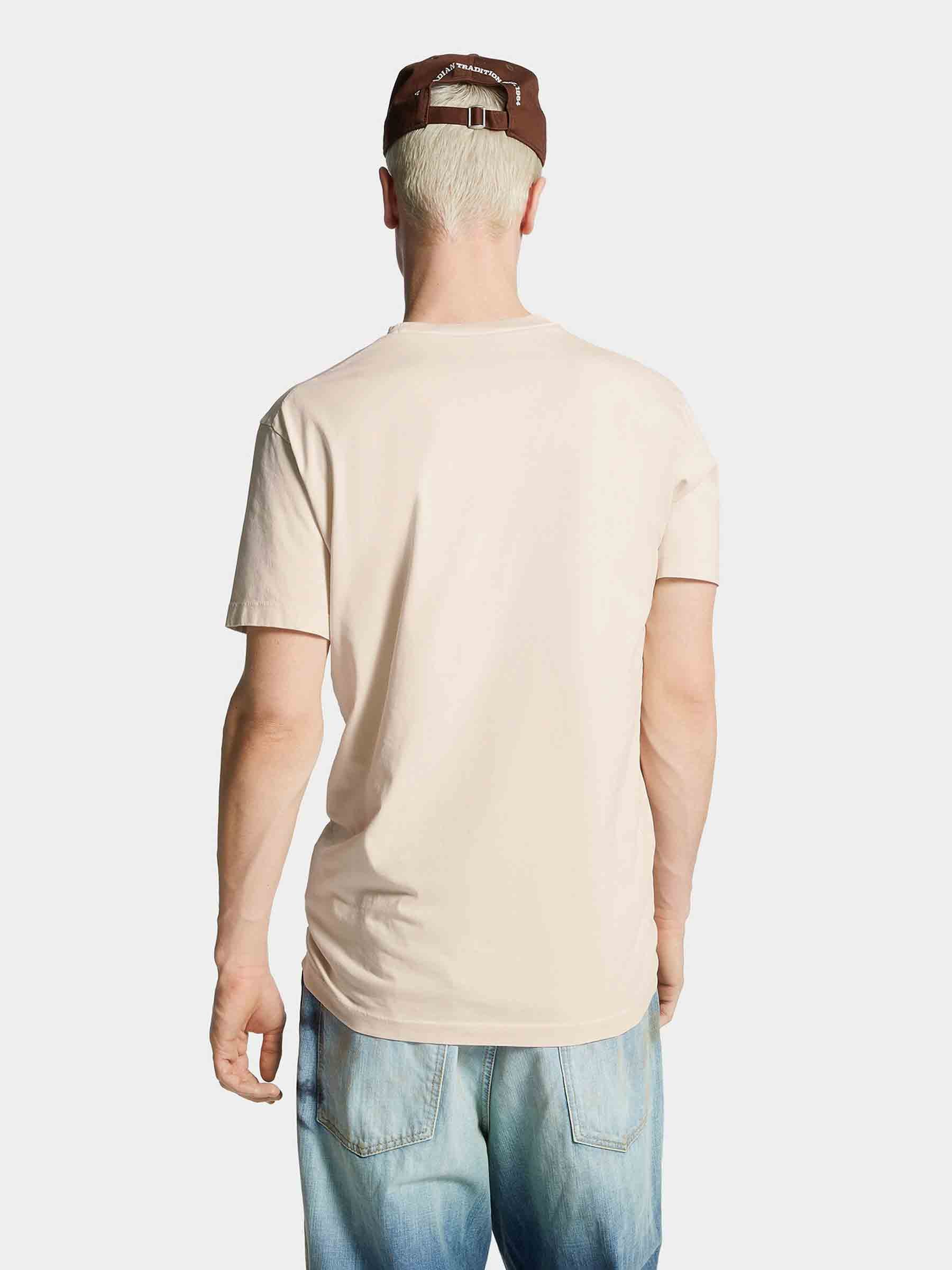 Dsquared2 Hombre Barcelona Camiseta Logo Algodón color Beige sku 553-004465 01 - Foto 3
