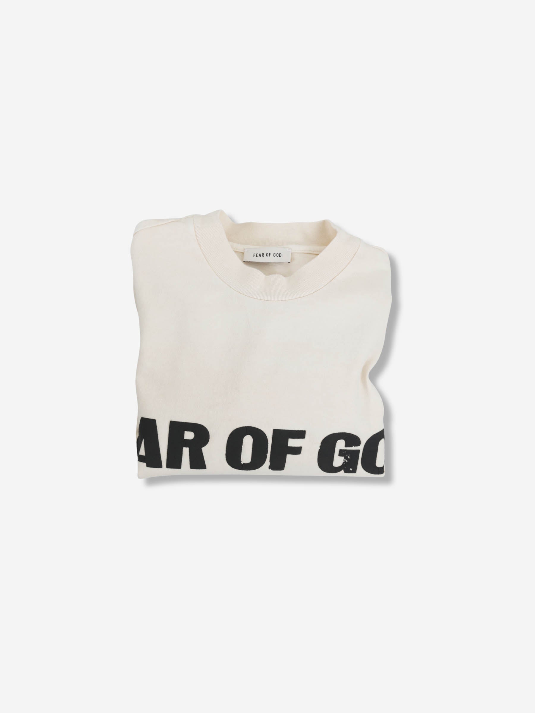 Fear of God Hombre Barcelona Camiseta Cuello Redondo color Crema sku 553-004499 01 - Foto 4