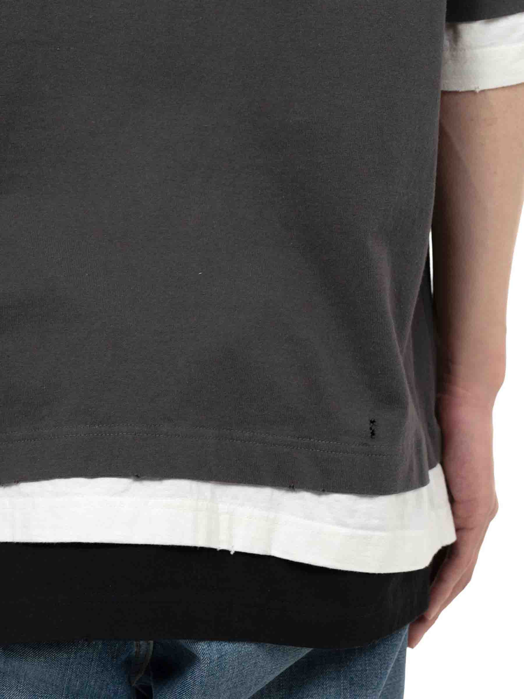 Maison Mihara Yasuhiro Hombre Barcelona Camiseta Cuello Redondo color Negro sku 553-004522 01 - Foto 4