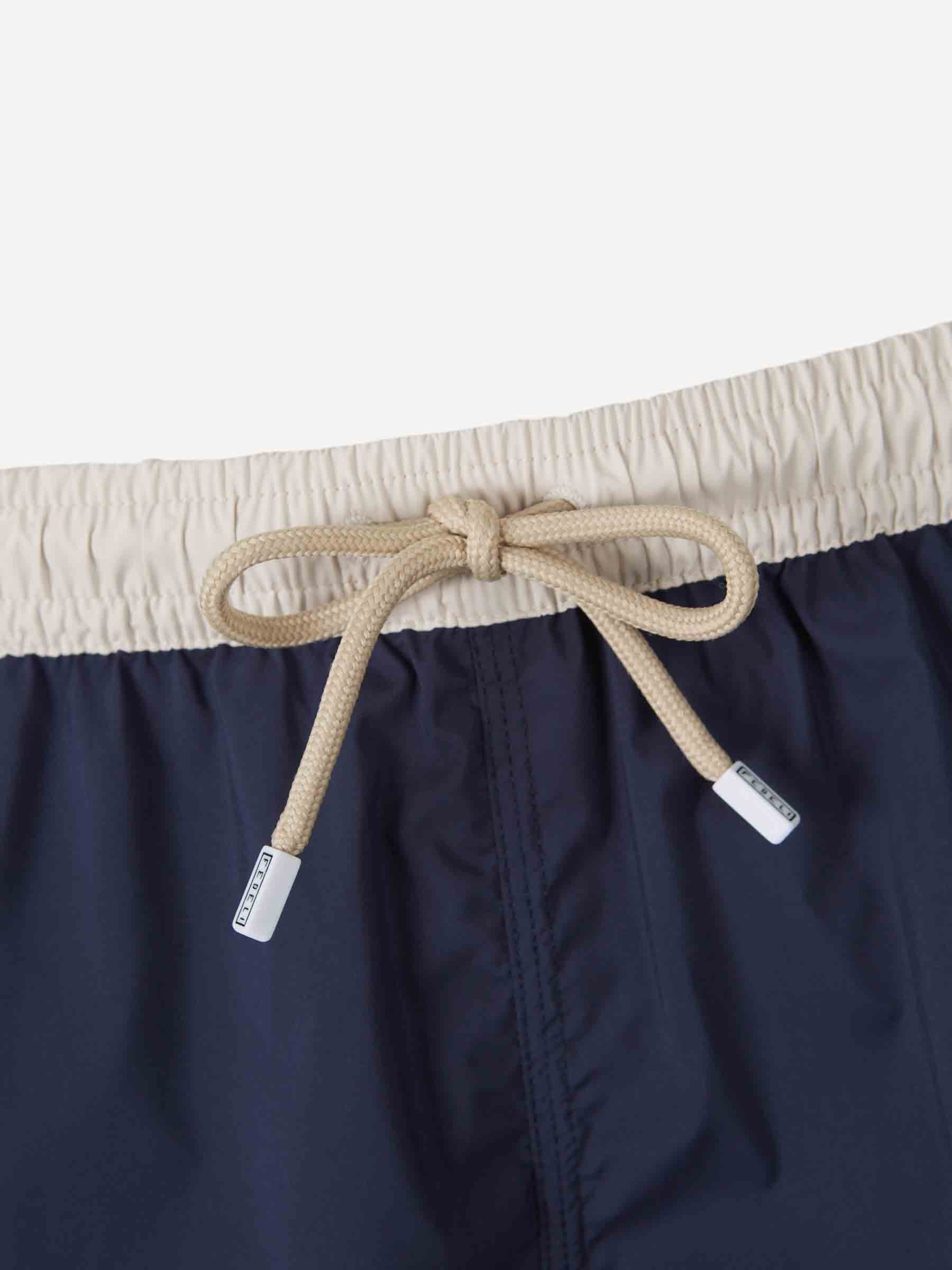 Fedeli Hombre Barcelona Bañador Liso Contraste color Azul Marino sku 561-001353 01 - Foto 3