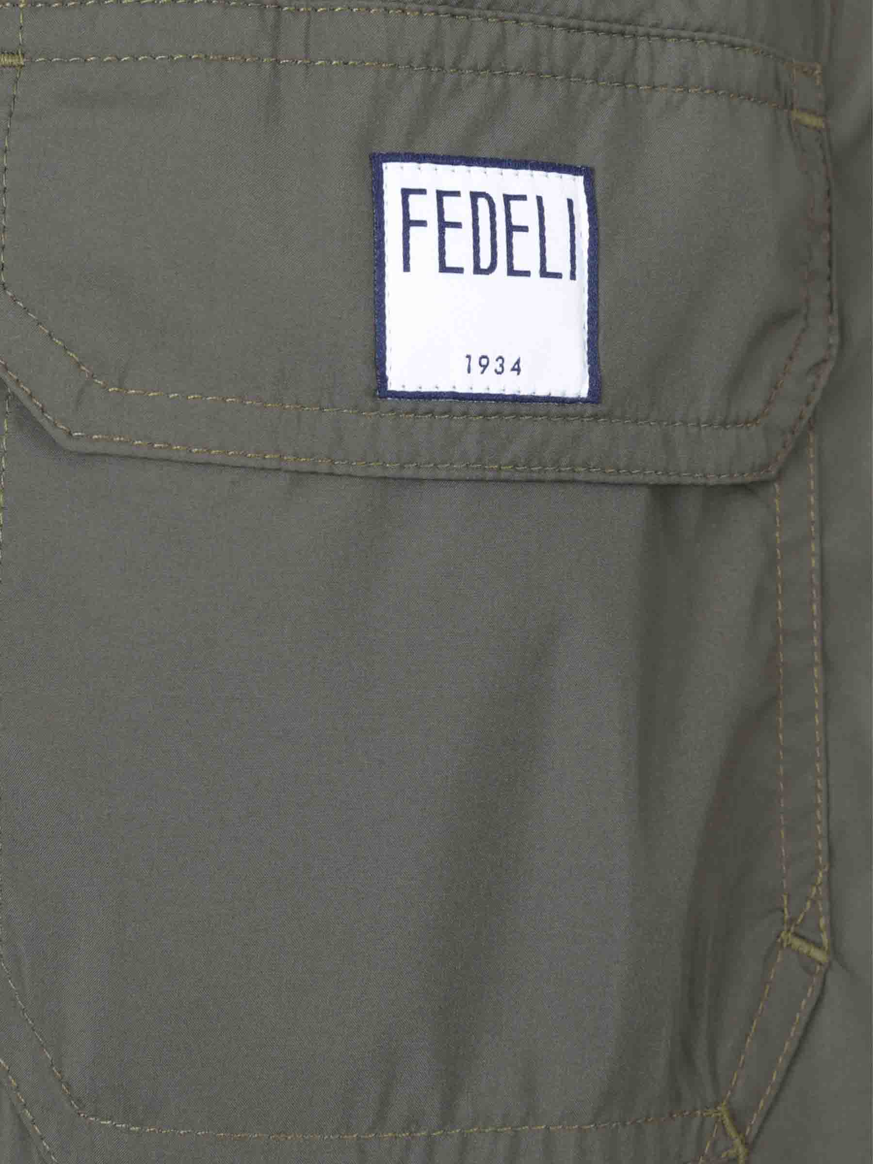Fedeli Hombre Barcelona Bañador Liso Contraste color Verde Militar sku 561-001353 02 - Foto 3