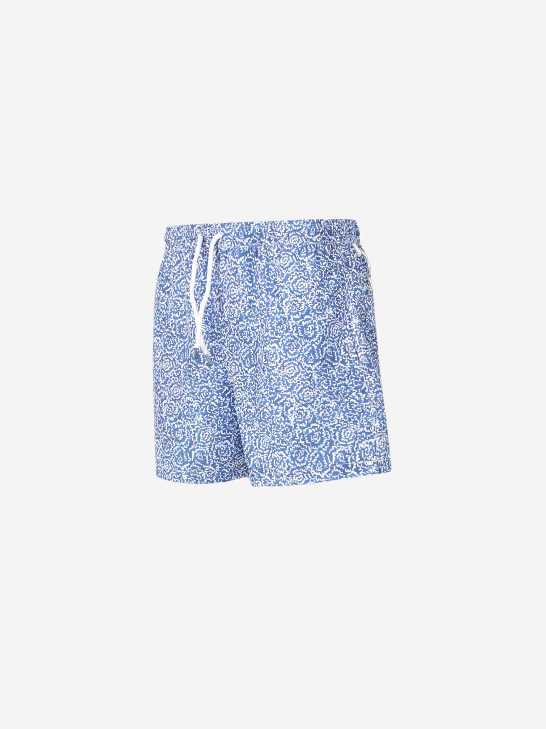 Fedeli Hombre Barcelona Bañador Estampado Floral color Azul sku 561-001355 02 - Foto 4