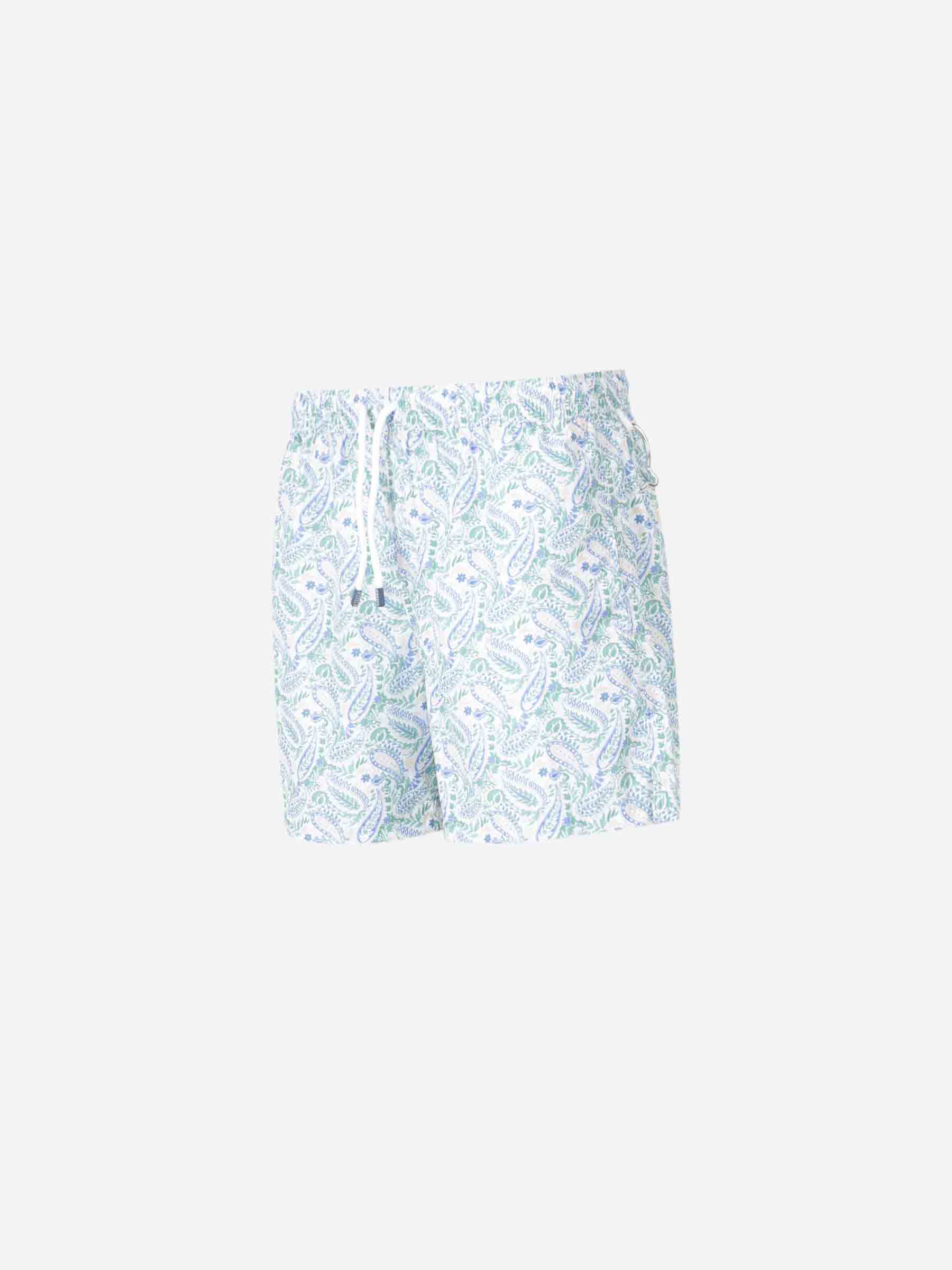 Fedeli Hombre Barcelona Bañador Estampado Floral color Verde sku 561-001357 01 - Foto 4