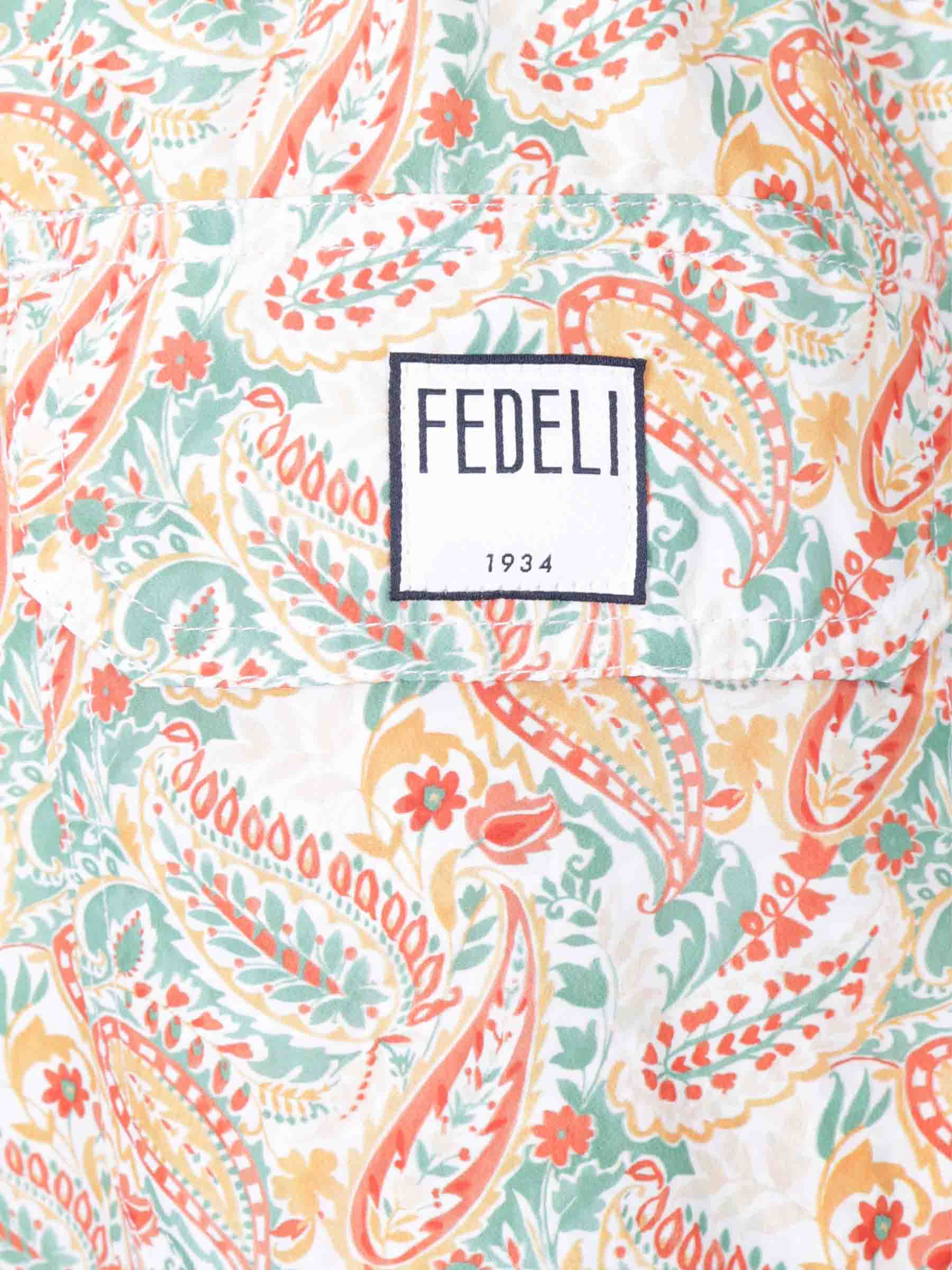 Fedeli Hombre Barcelona Bañador Estampado Floral color Naranja Claro sku 561-001357 03 - Foto 3
