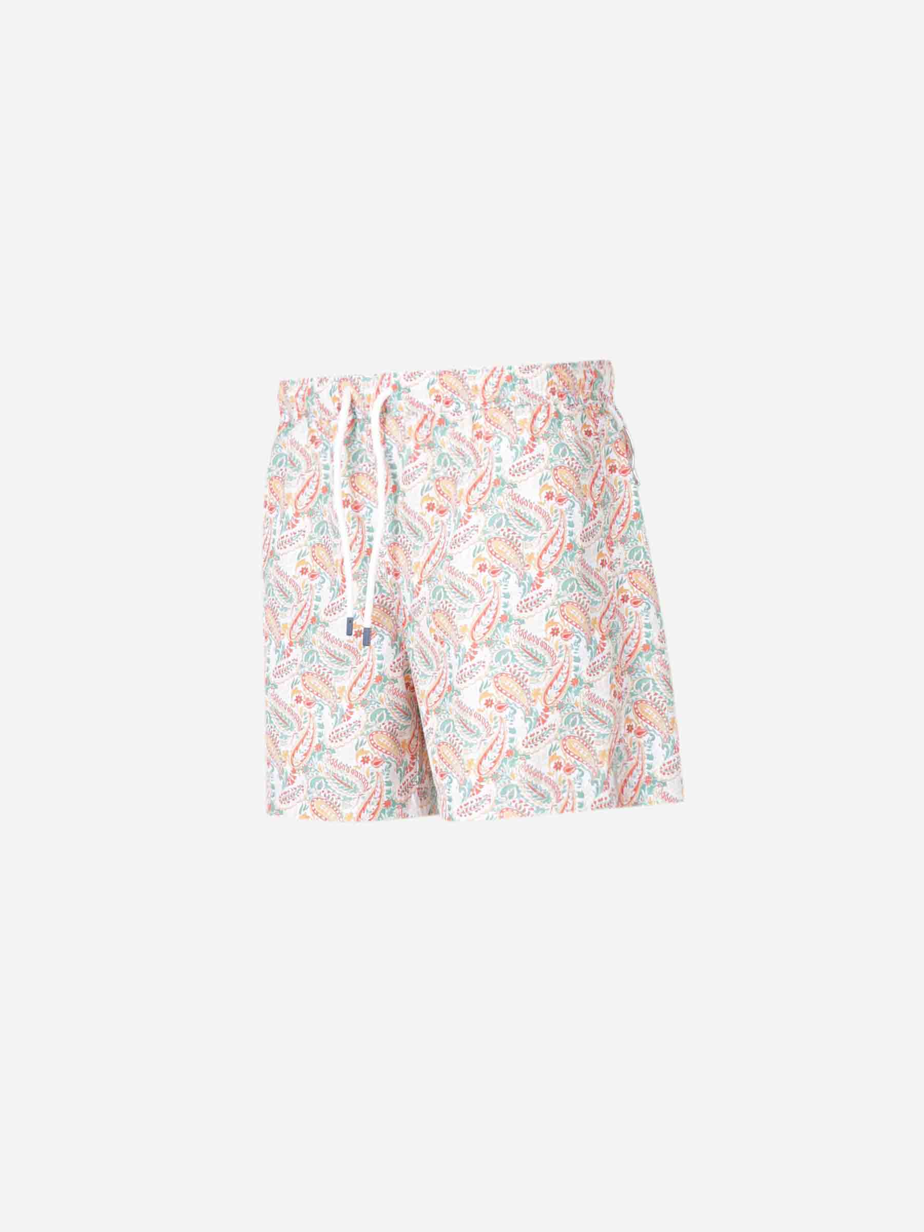 Fedeli Hombre Barcelona Bañador Estampado Floral color Naranja Claro sku 561-001357 03 - Foto 4