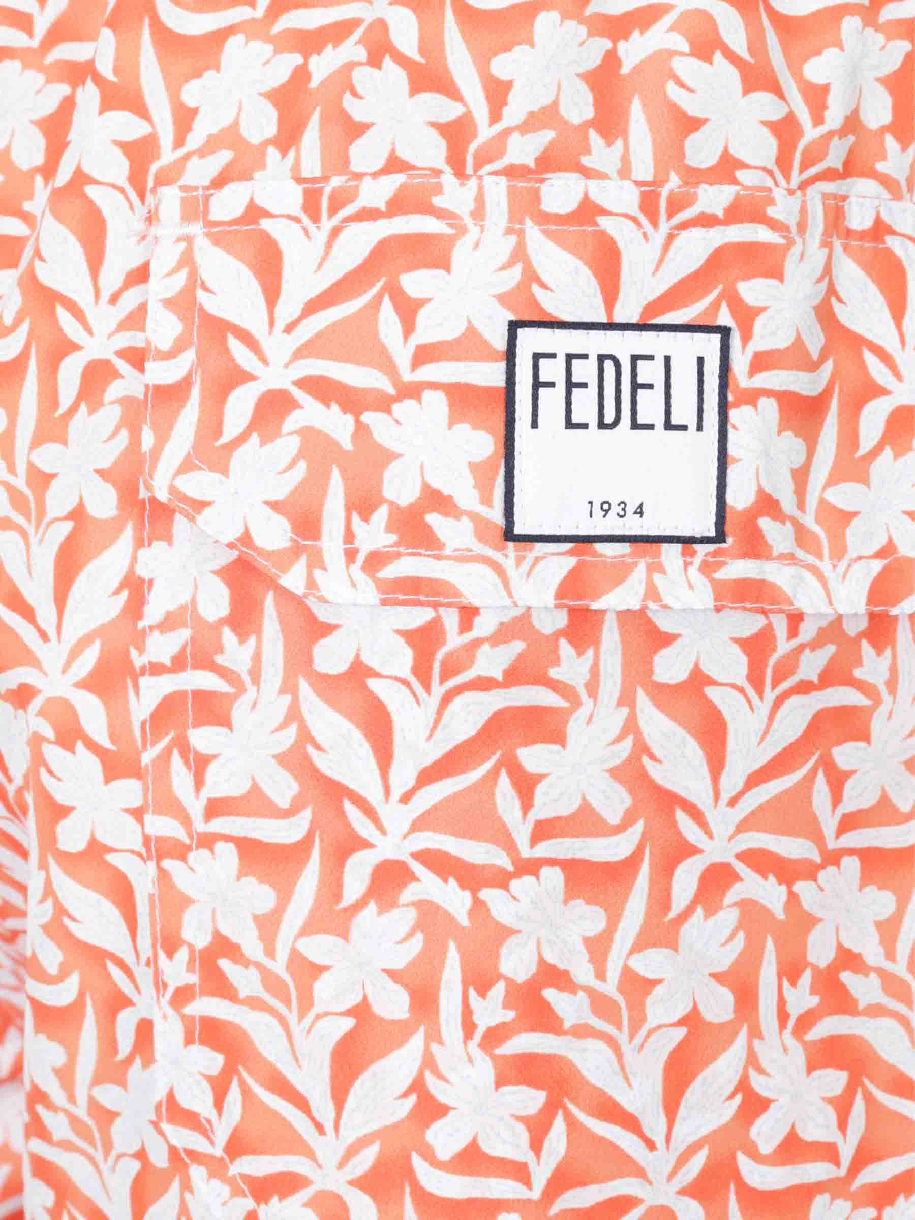 Fedeli Hombre Barcelona Bañador Estampado Floral color Naranja sku 561-001358 01 - Foto 3