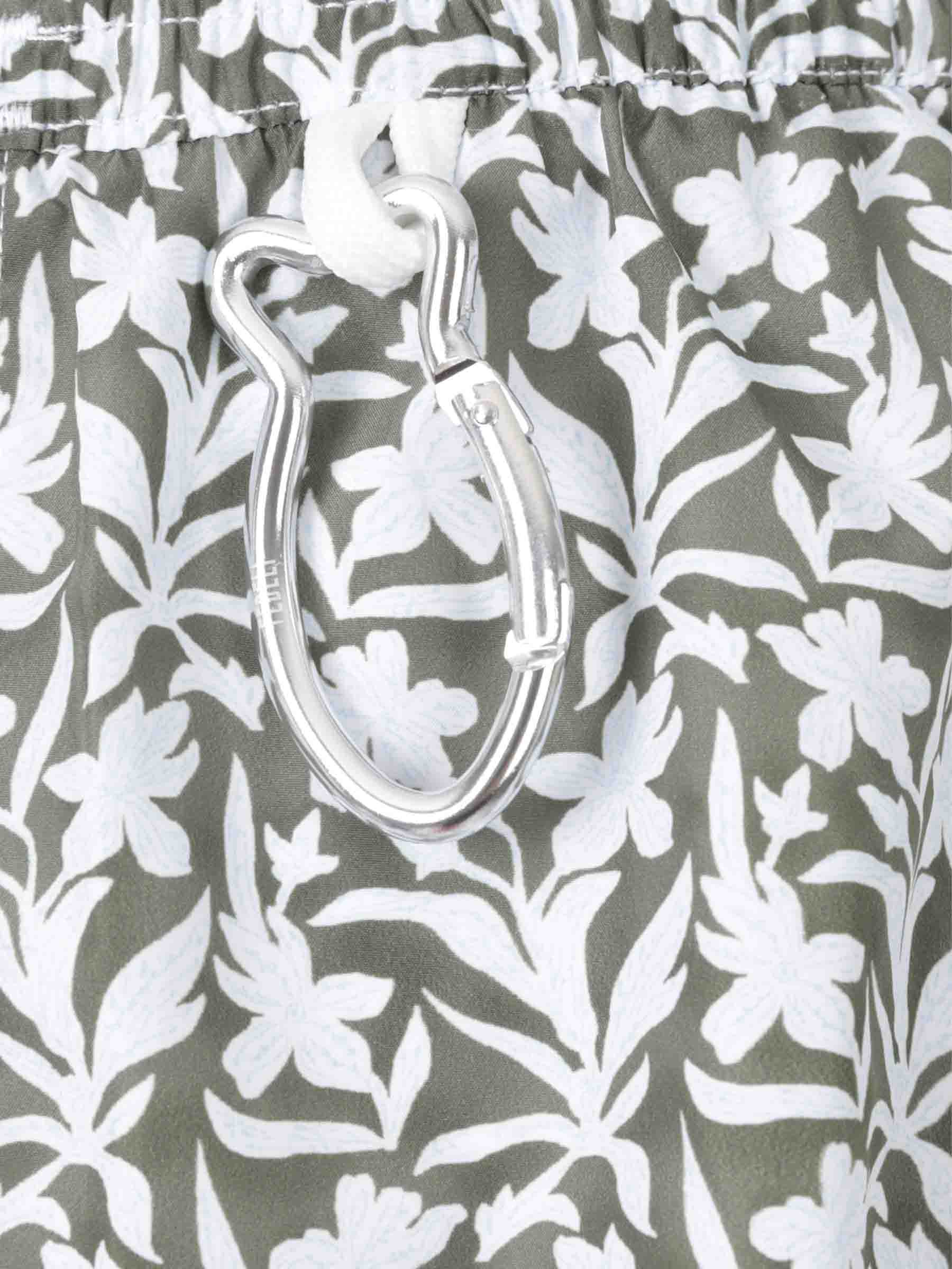 Fedeli Hombre Barcelona Bañador Estampado Floral color Verde Oscuro sku 561-001358 02 - Foto 5