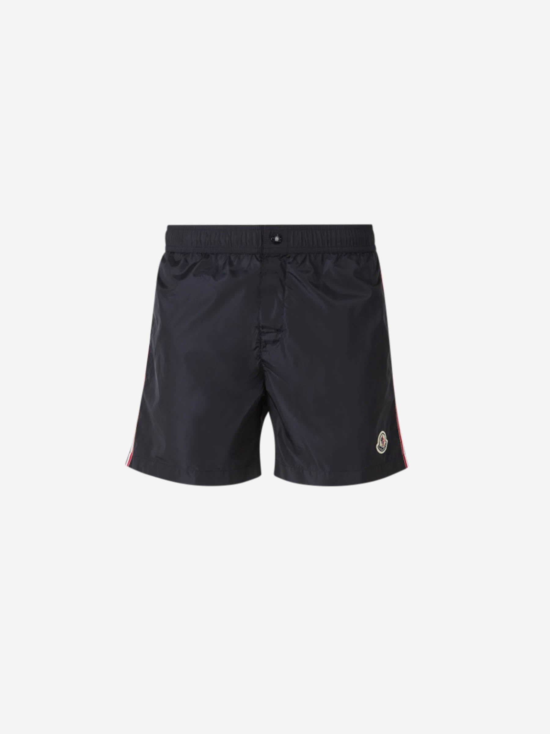 Moncler Hombre Barcelona Bañador Ribetes Tricolor color Azul Marino sku 561-001362 01 - Foto 1