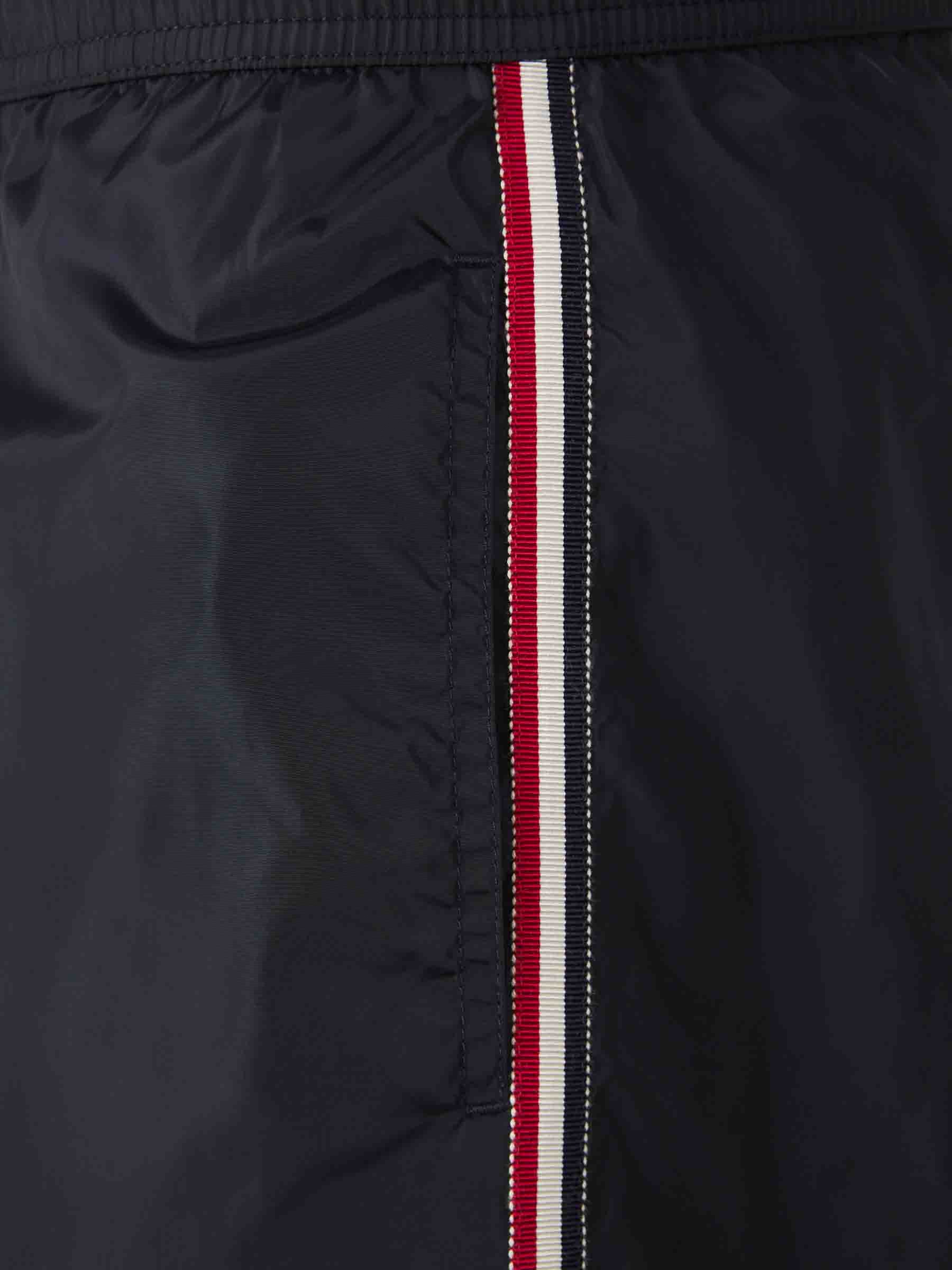 Moncler Hombre Barcelona Bañador Ribetes Tricolor color Azul Marino sku 561-001362 01 - Foto 4
