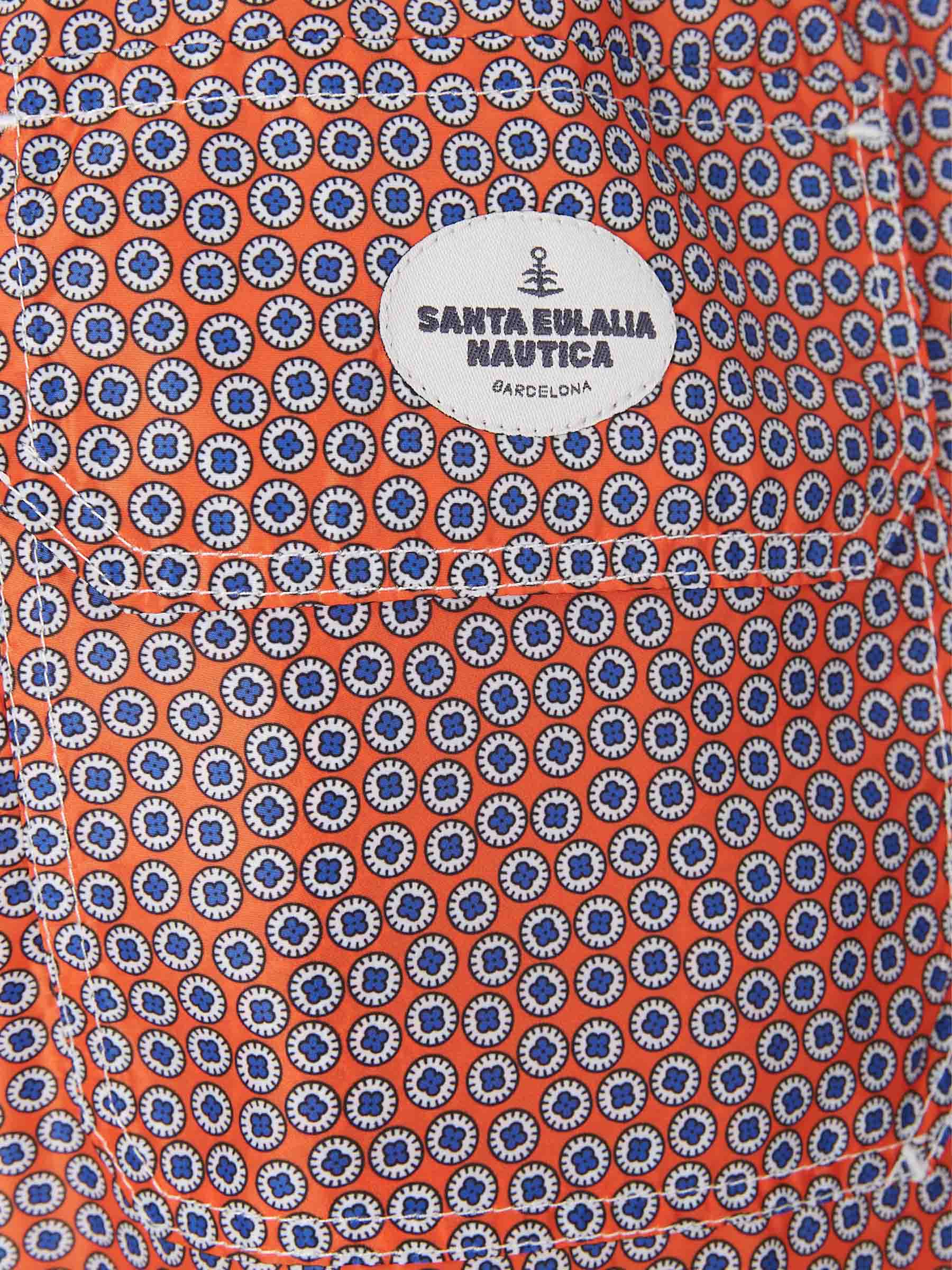 Santa Eulalia Hombre Barcelona Bañador Motivo Geométrico color Naranja sku 561-001376 02 - Foto 3
