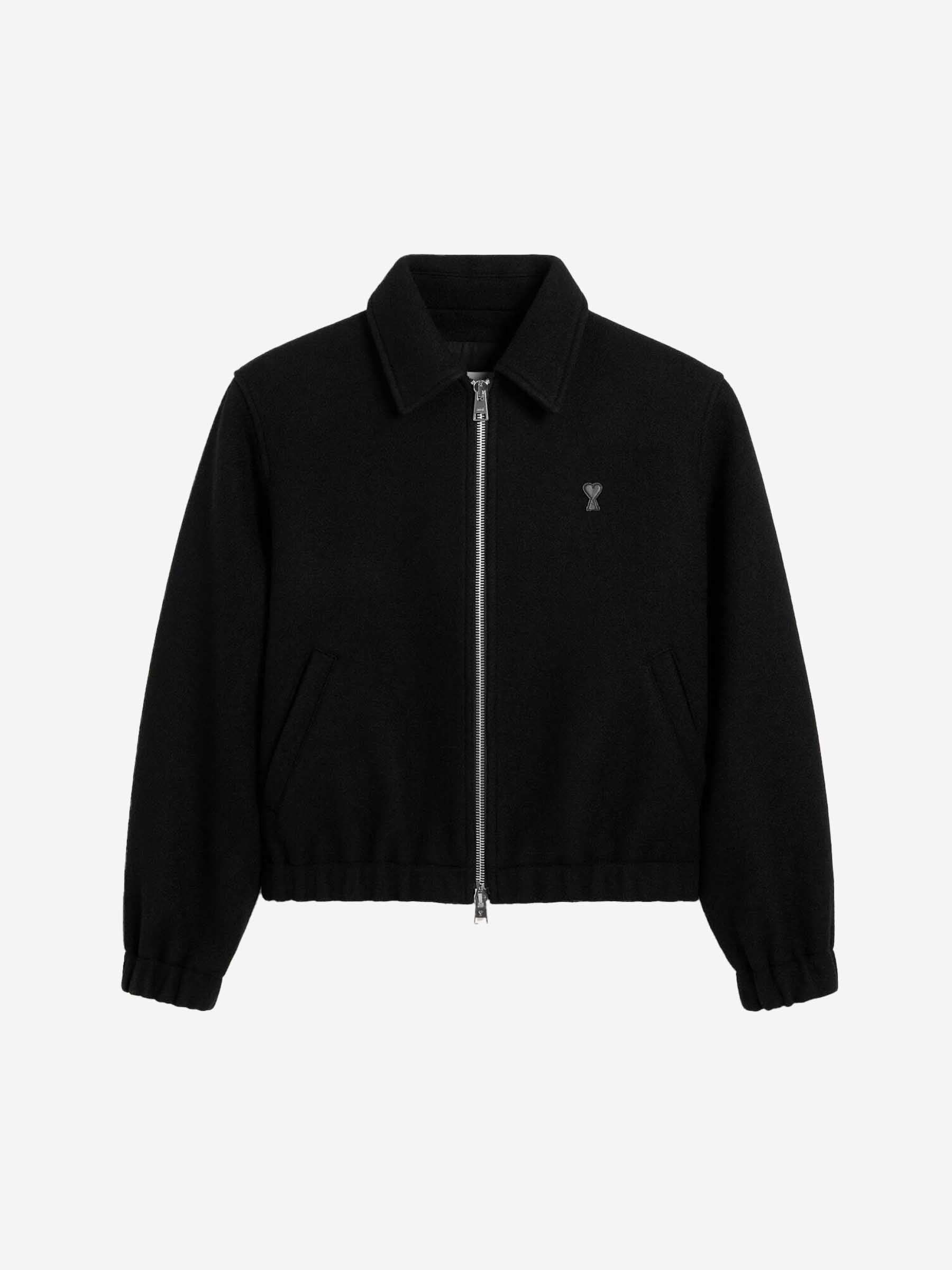 Ami Paris Hombre Barcelona Chaqueta Bomber Logo color Verde Militar sku 512-002332 01 - Foto 1