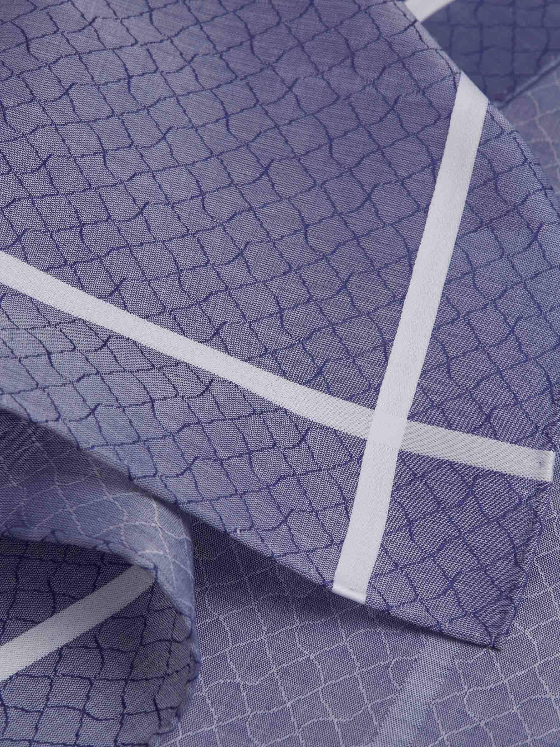 Santa Eulalia Hombre Barcelona Pañuelo Estampado Algodón color Azul Marino sku 654-000288 02 - Foto 3