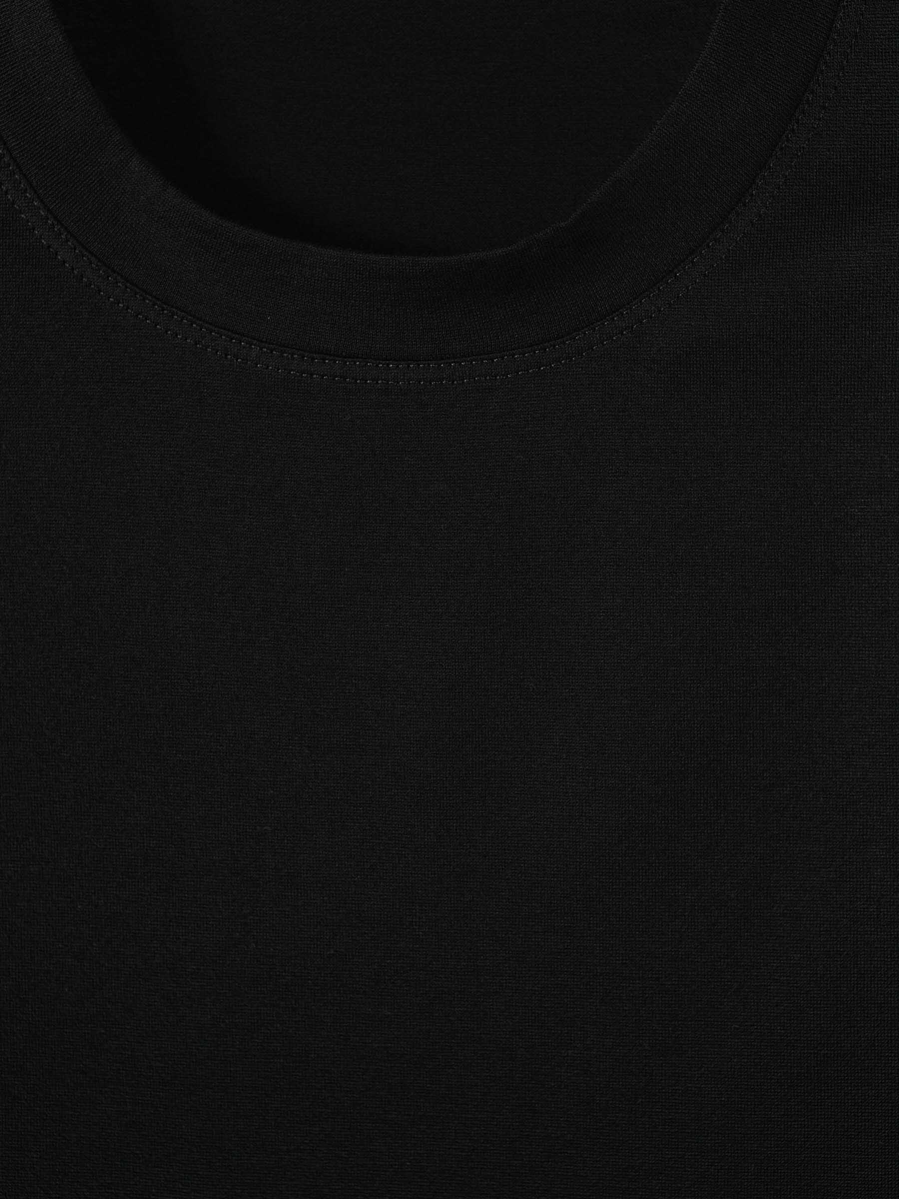 Santa Eulalia Hombre Barcelona Camiseta Lisa Algodón color Negro sku 553-003979 04 - Foto 3