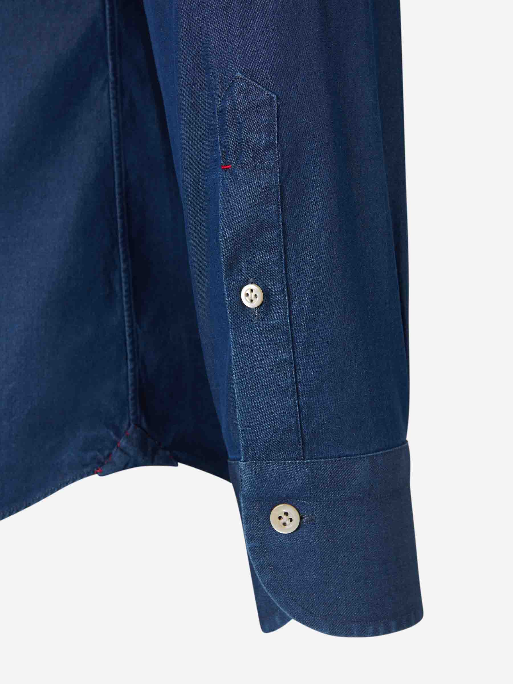 Santa Eulalia Hombre Barcelona Camisa Diseño Denim color Azul Denim Claro sku 531-005916 02 - Foto 4