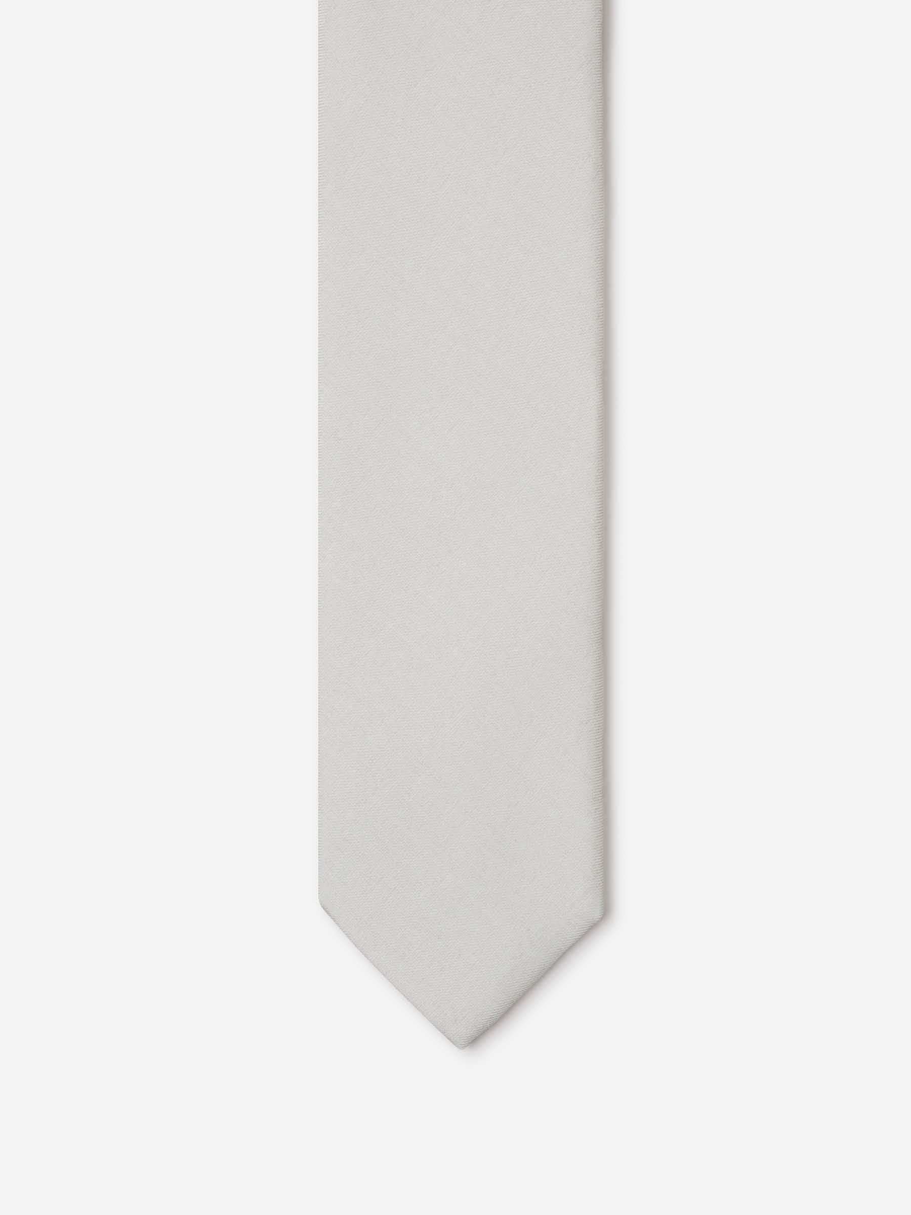 Santa Eulalia Hombre Barcelona Corbata Texturizada Seda color Marfil sku 601-001692 02 - Foto 2