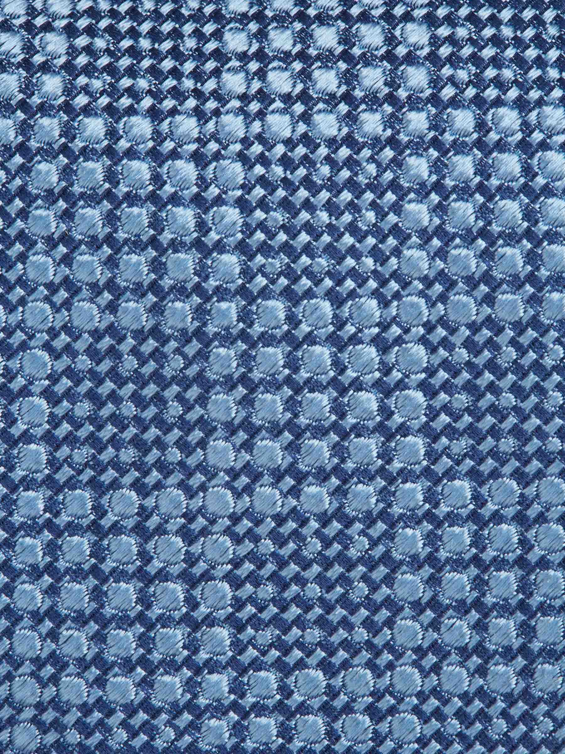 Brioni Hombre Barcelona Corbata Texturizada Seda color Azul Celeste sku 601-001790 02 - Foto 3