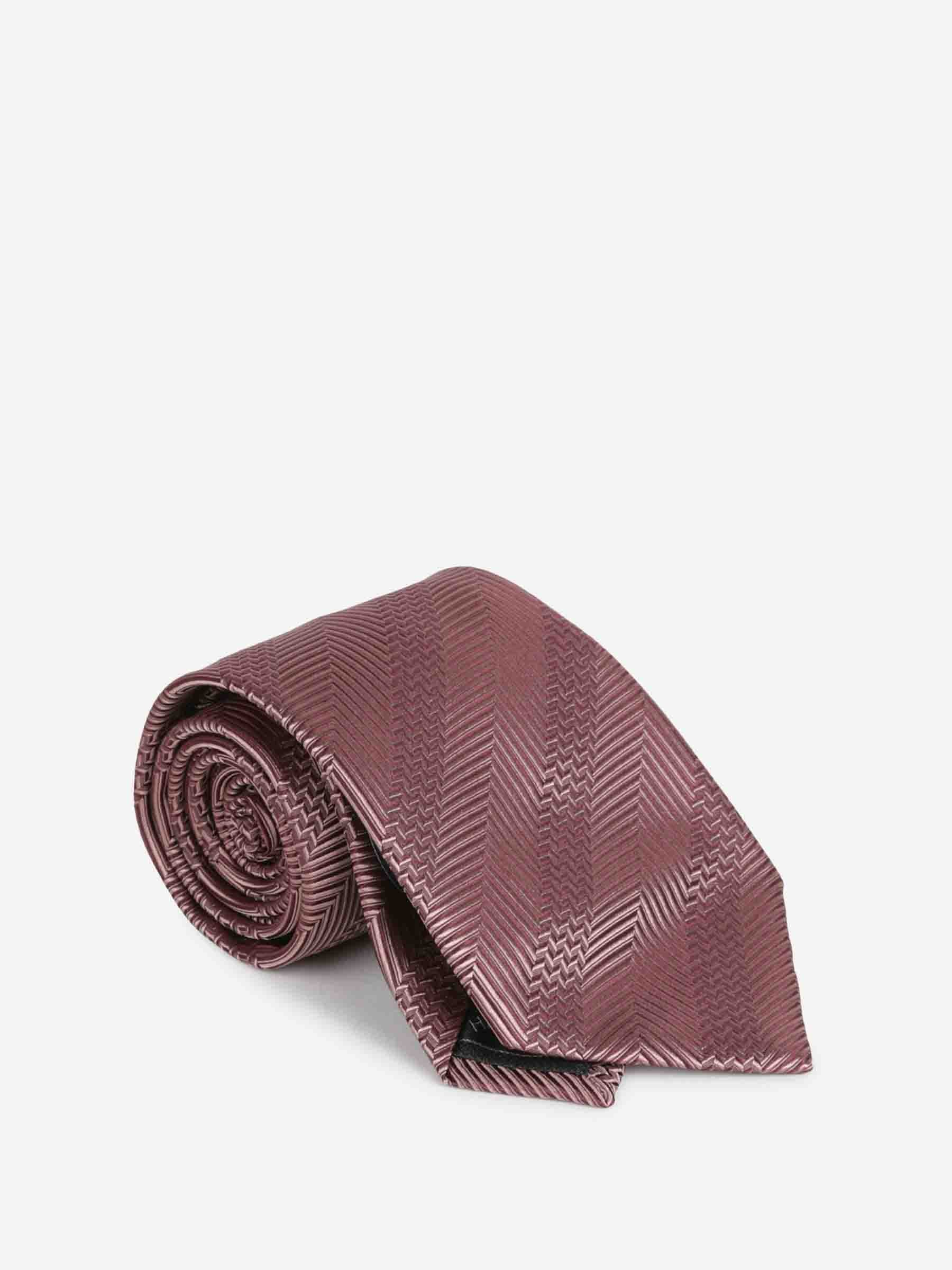 Brioni Hombre Barcelona Corbata Texturizada Seda color Terracota sku 601-001792 02 - Foto 3