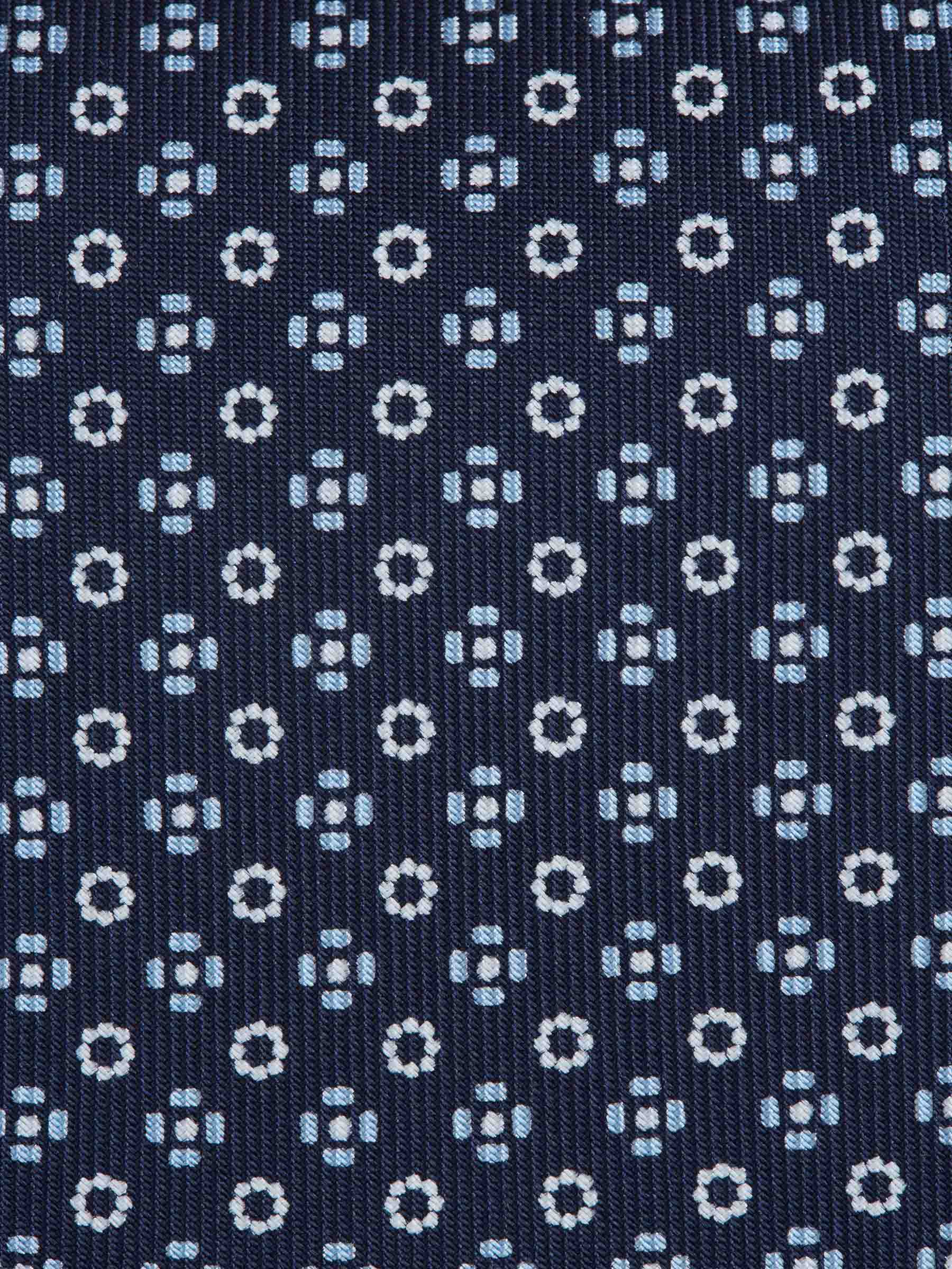 Santa Eulalia Hombre Barcelona Corbata Motivos Geométricos color Azul Marino sku 601-001812 01 - Foto 3