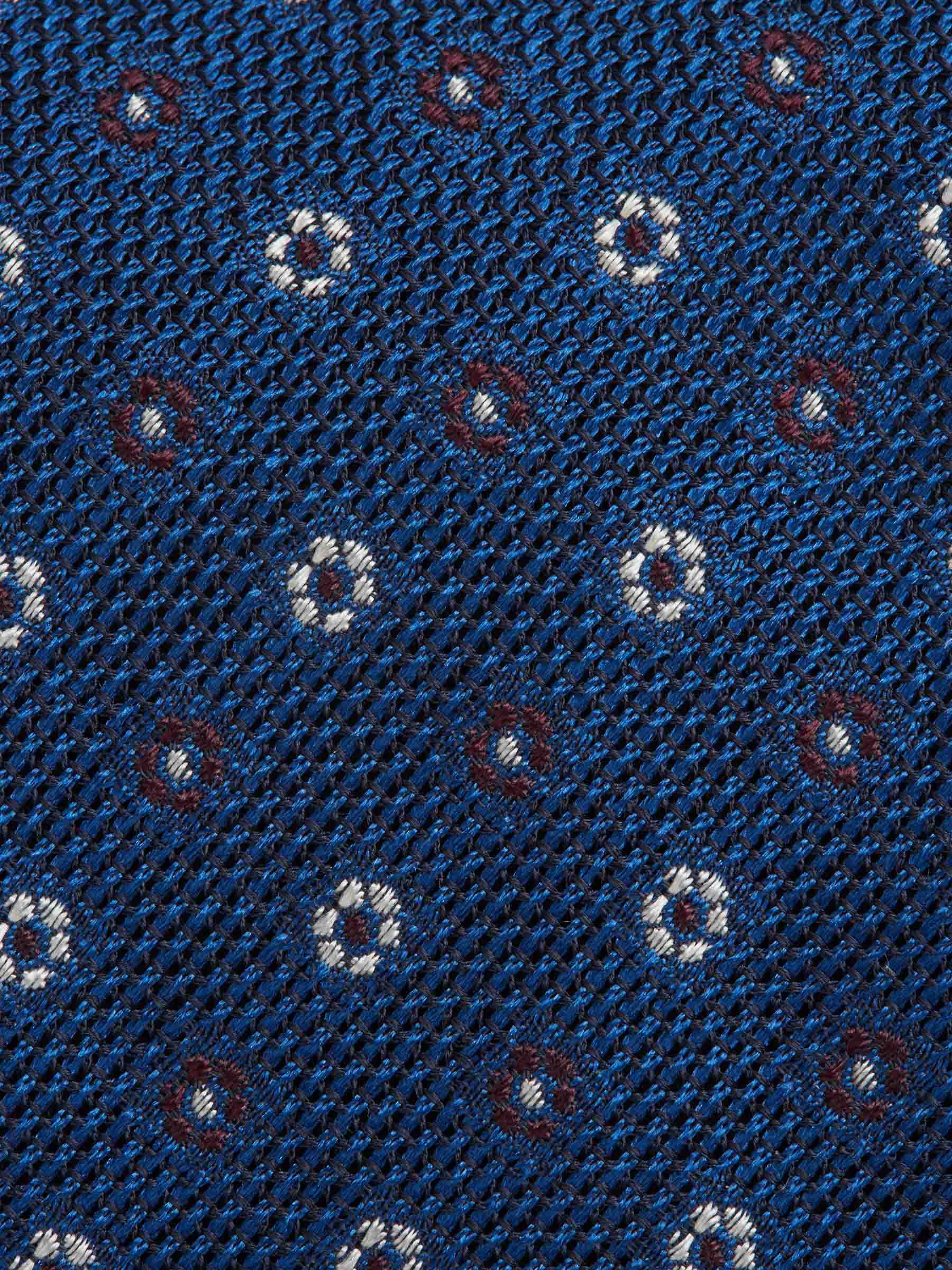 Santa Eulalia Hombre Barcelona Corbata Floral Seda color Azul Marino sku 601-001820 02 - Foto 3