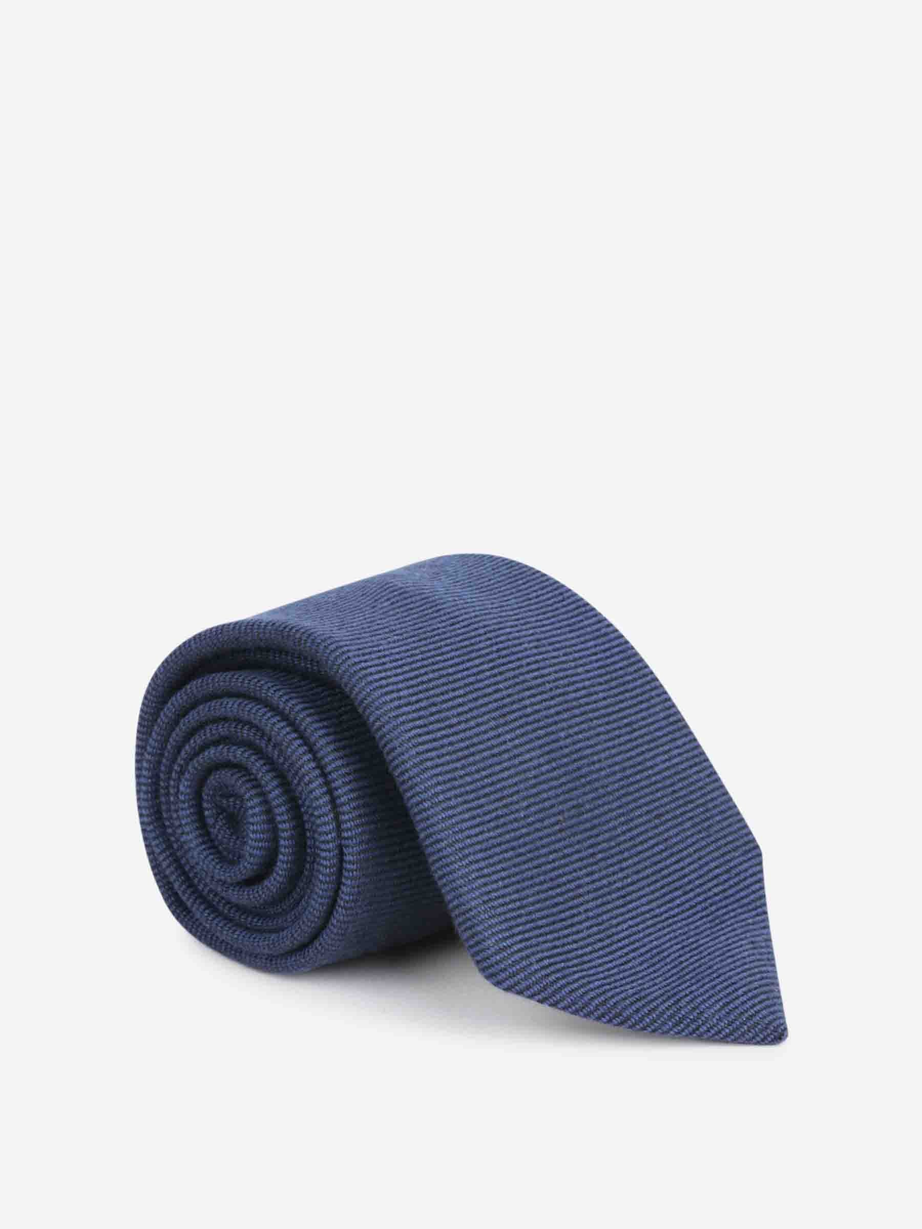 Santa Eulalia Hombre Barcelona Corbata Seda Texturizada color Azul Marino sku 601-001823 02 - Foto 3