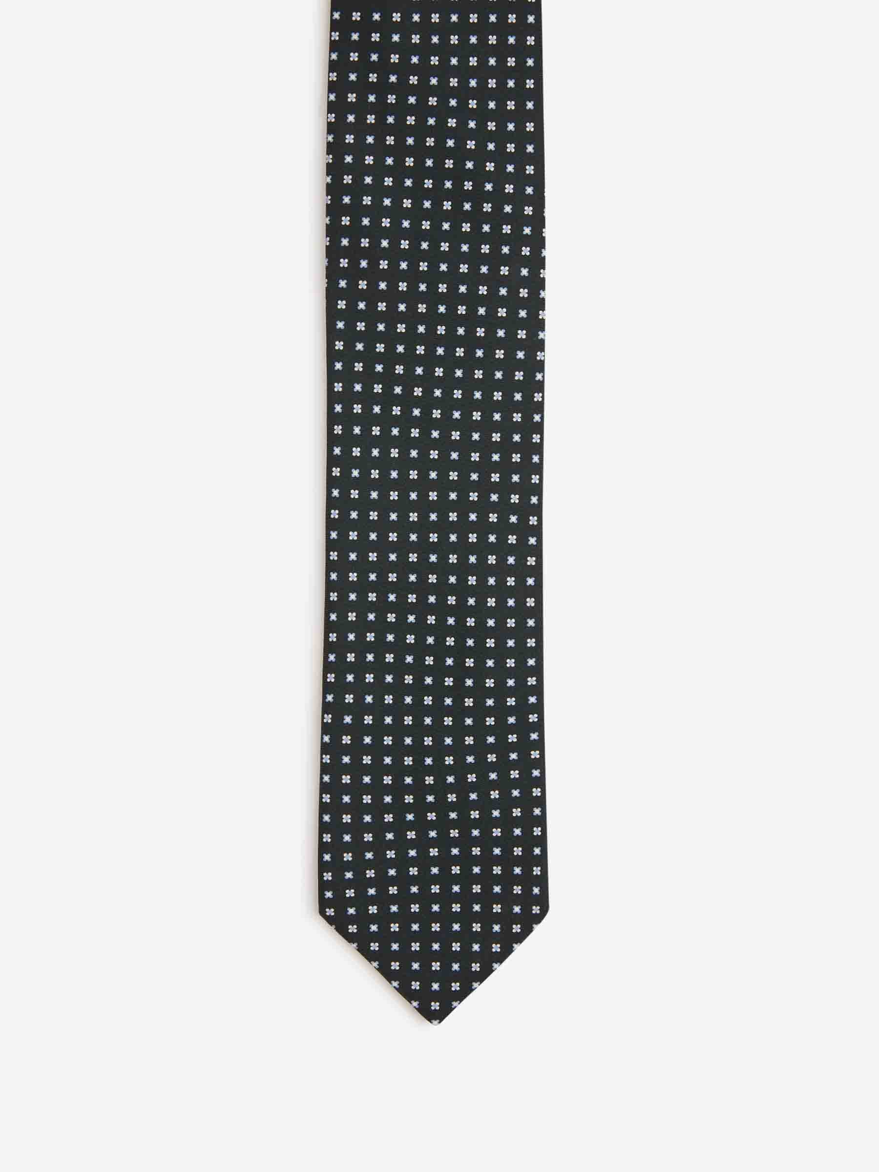 Santa Eulalia Hombre Barcelona Corbata Floral Seda color Azul Marino sku 601-001835 02 - Foto 2