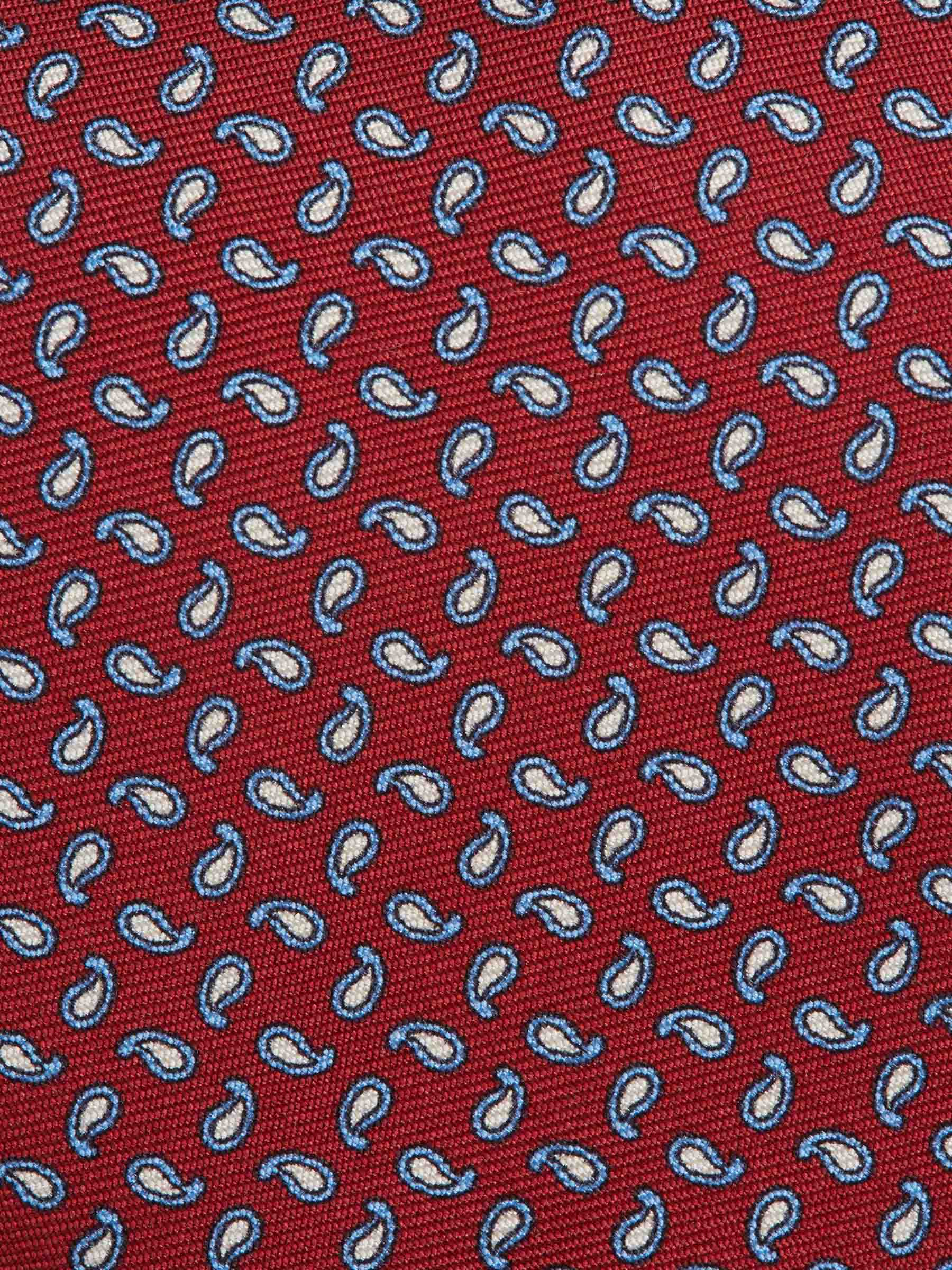 Santa Eulalia Hombre Barcelona Corbata Floral Seda color Rojo sku 601-001839 02 - Foto 3