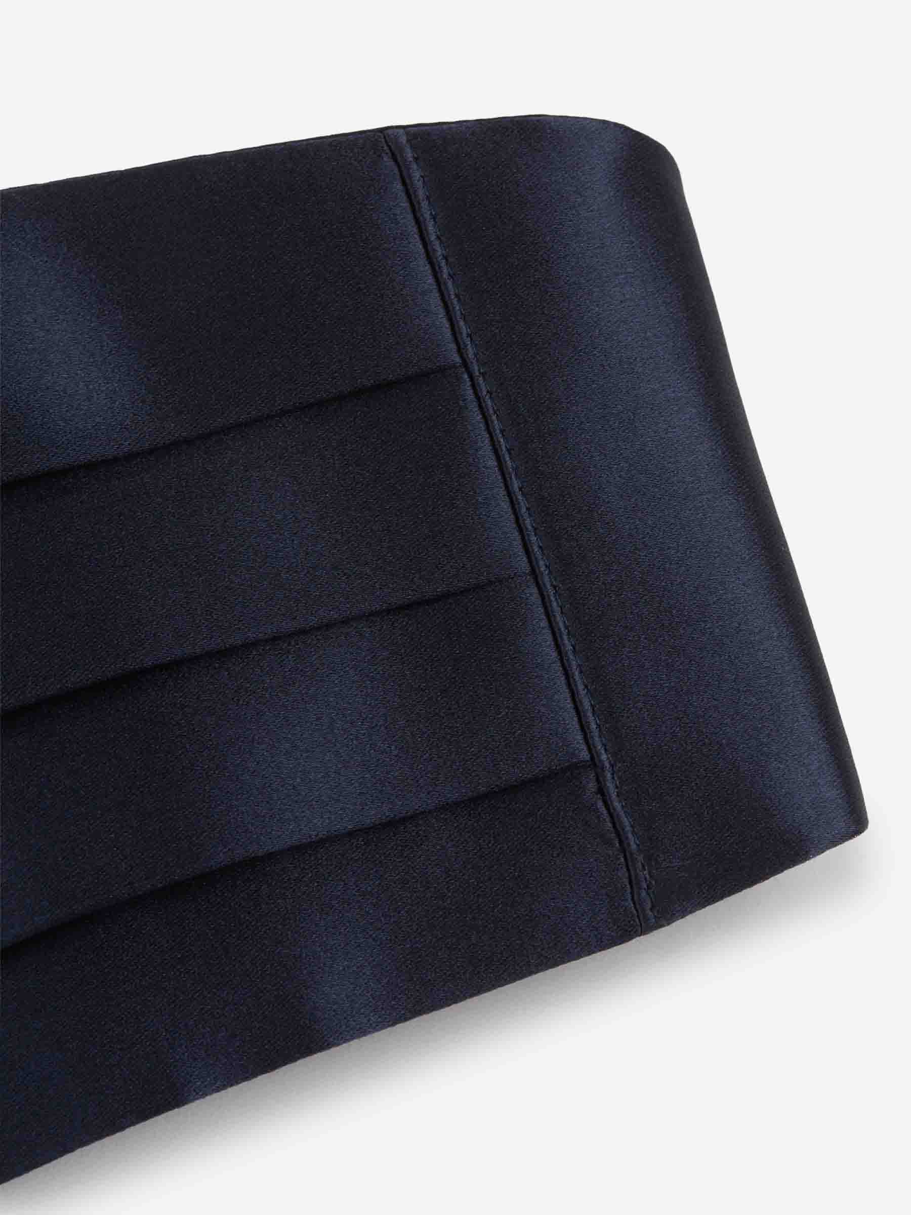 Santa Eulalia Hombre Barcelona Fajín Seda color Azul Marino sku 603-000003 01 - Foto 3