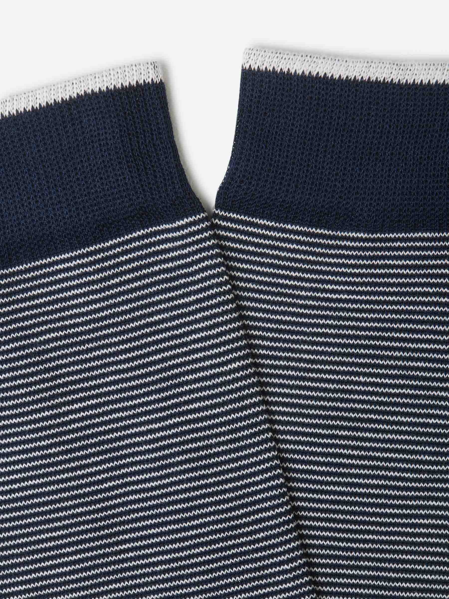 Gallo Hombre Barcelona Calcetines Motivo Rayas color Blanco y Negro sku 641-000208 01 - Foto 2