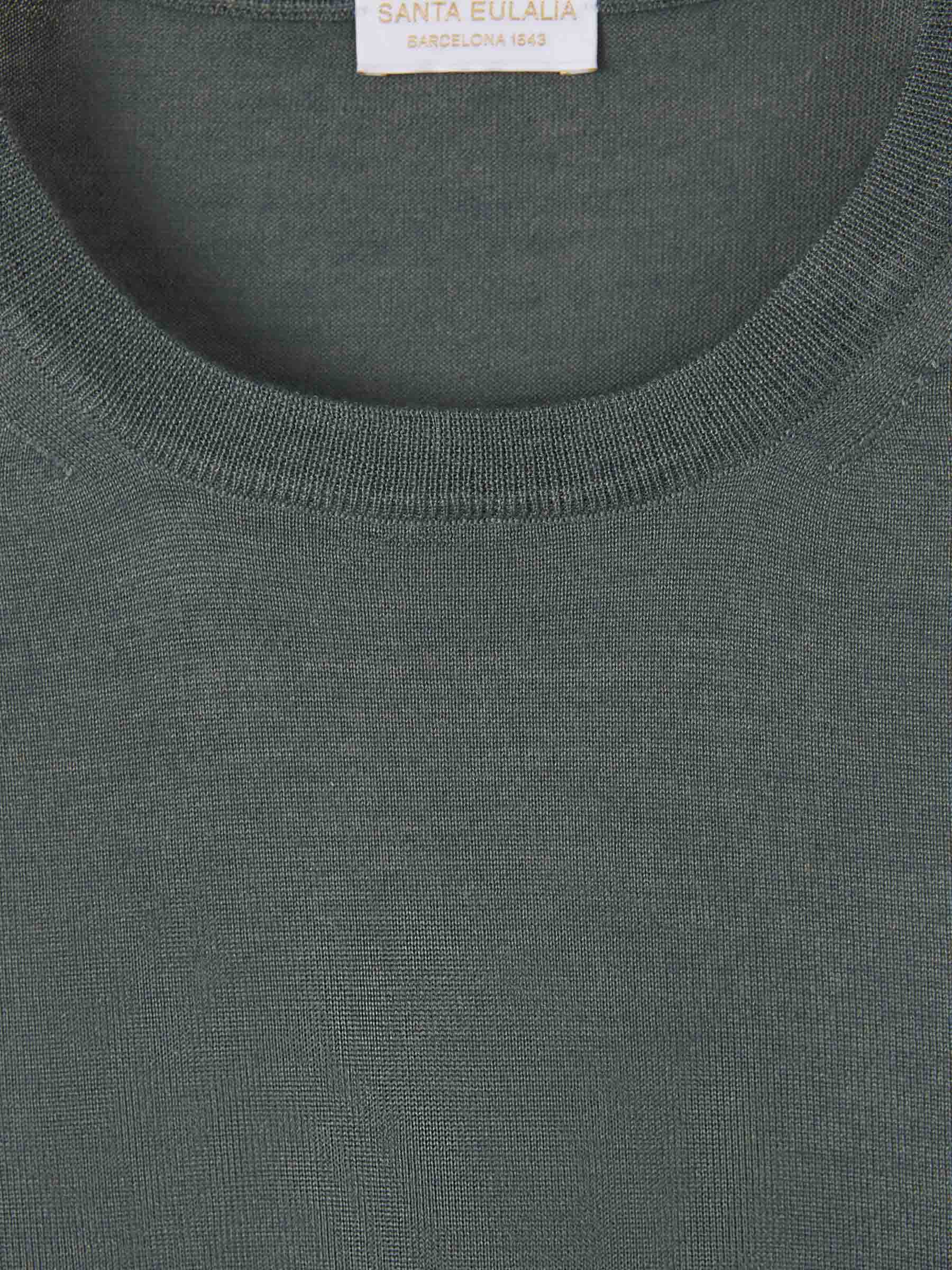 Santa Eulalia Hombre Barcelona Jersey Cashmere Y Seda color Verde Oscuro sku 542-002426 01 - Foto 3