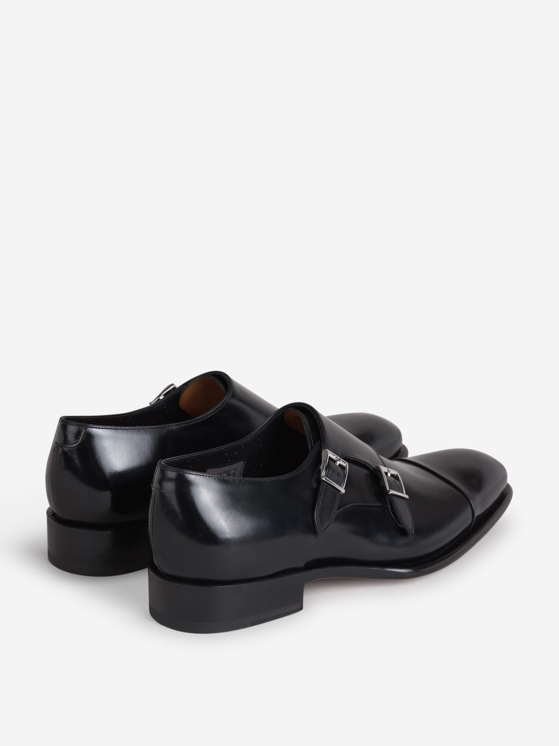 Santoni Hombre Barcelona Zapatos Con Hebilla color Negro sku 611-003823 04 - Foto 3