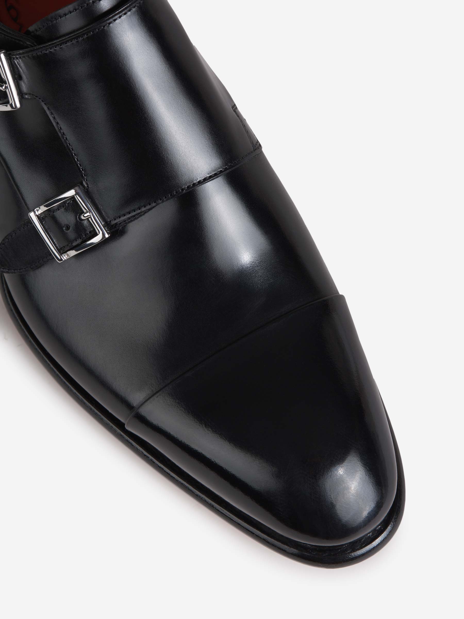 Santoni Hombre Barcelona Zapatos Con Hebilla color Negro sku 611-003823 04 - Foto 4