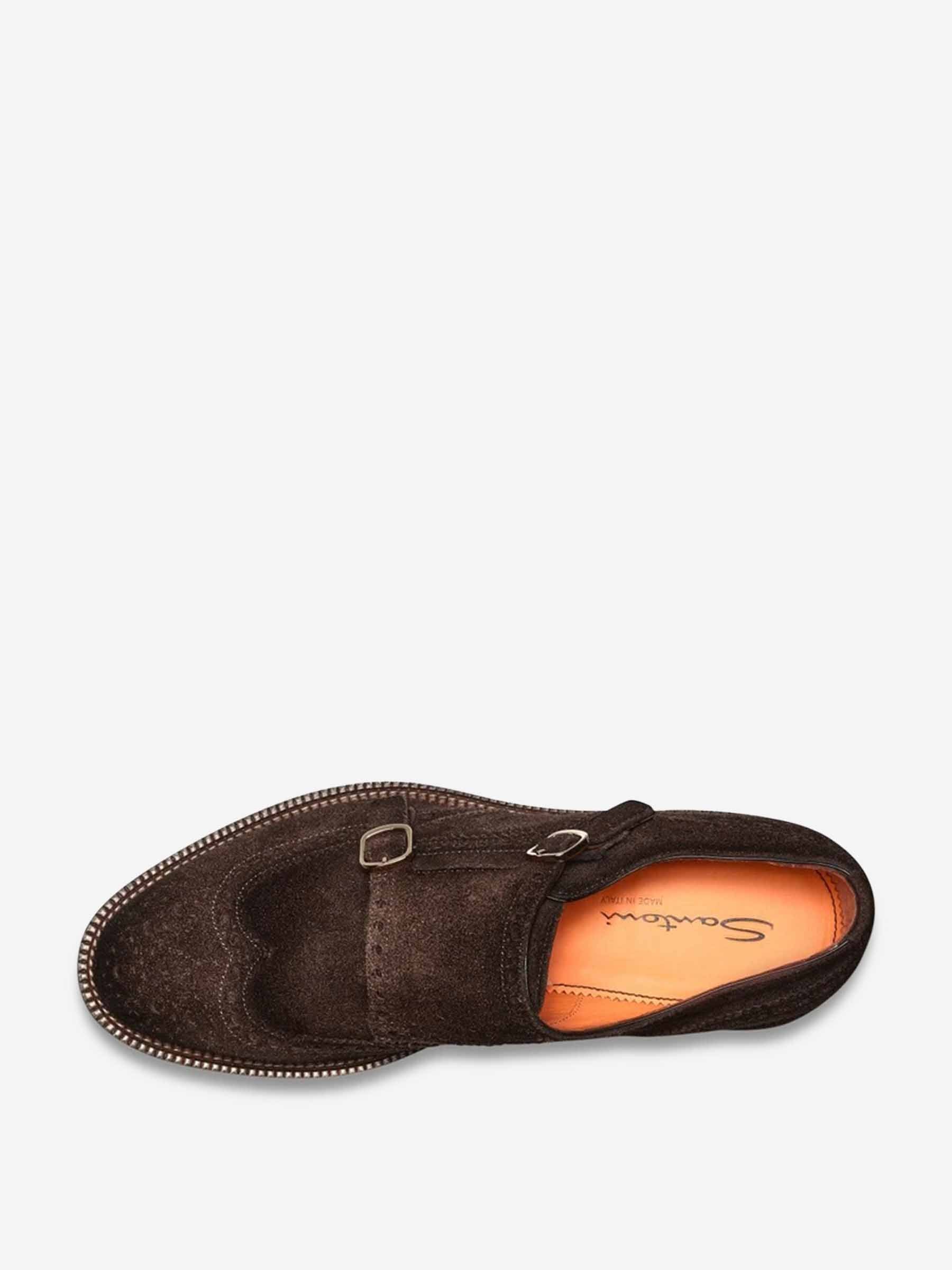 Santoni Hombre Barcelona Zapatos Brogue Hebillas color Marrón Oscuro sku 611-004634 01 - Foto 3