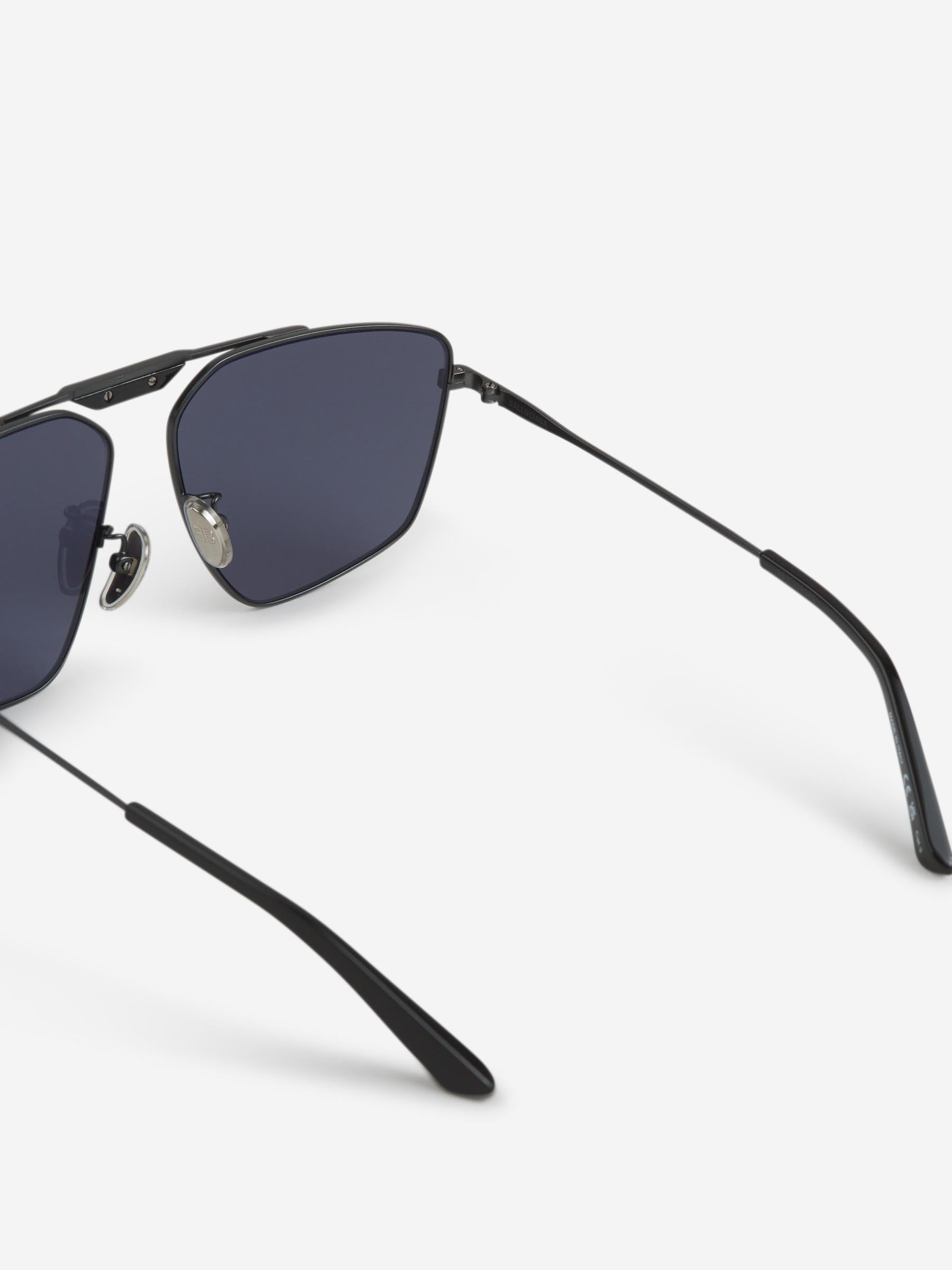 Balenciaga Hombre Barcelona Gafas de Sol Aviador color Azul sku 614-003193 03 - Foto 4