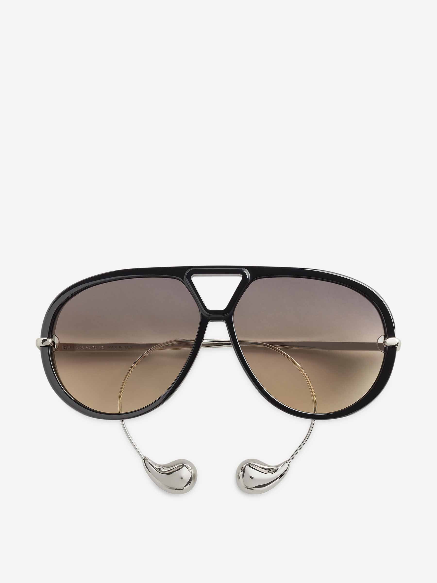 Bottega Veneta – Bottega Veneta Drop Aviator Sunglasses in 