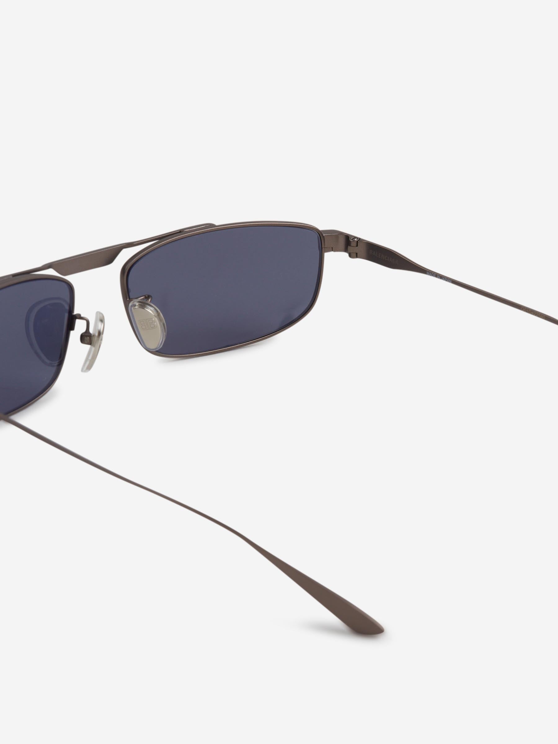Balenciaga Hombre Barcelona Gafas de Sol Rectangulares color Gris sku 614-003220 01 - Foto 4