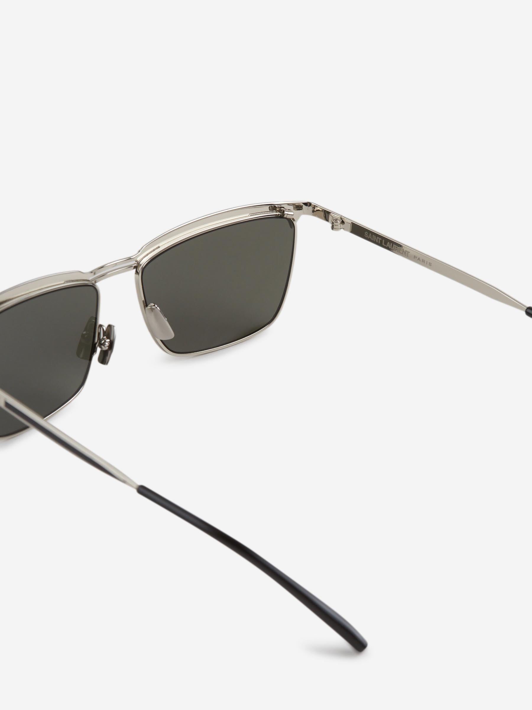 Saint Laurent Hombre Barcelona Gafas de Sol Cuadradas color Plateado sku 614-003309 02 - Foto 4